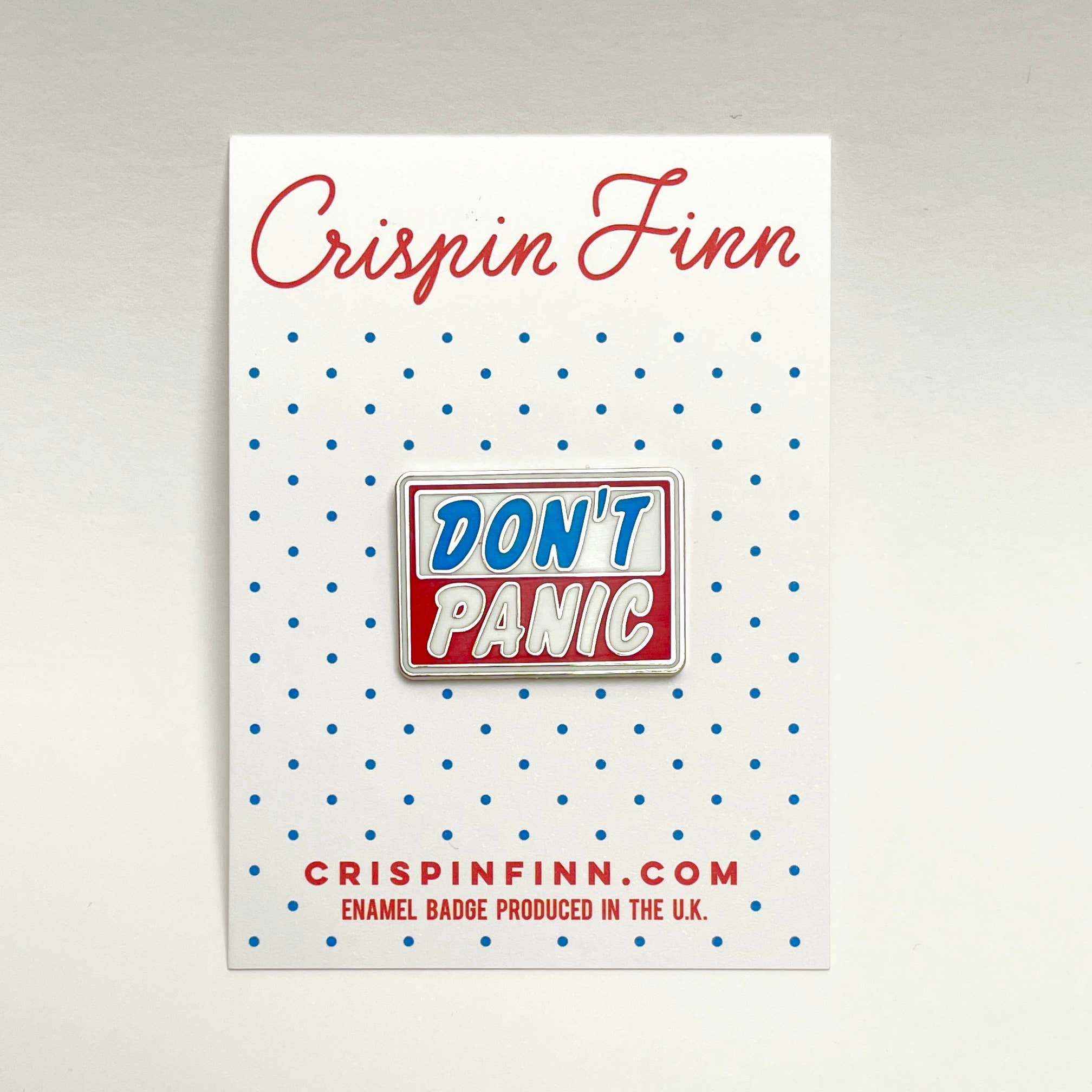 Don't Panic Pin Badge