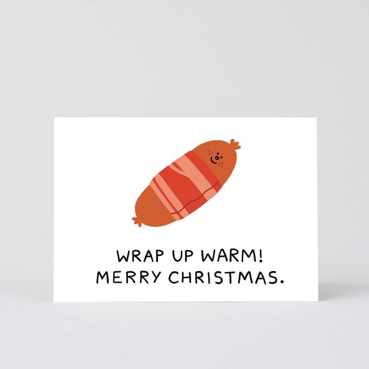 Wrap Up Warm Holiday Greeting Card