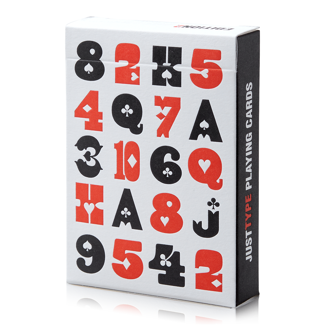 Just Type Playing Cards: Edition 2