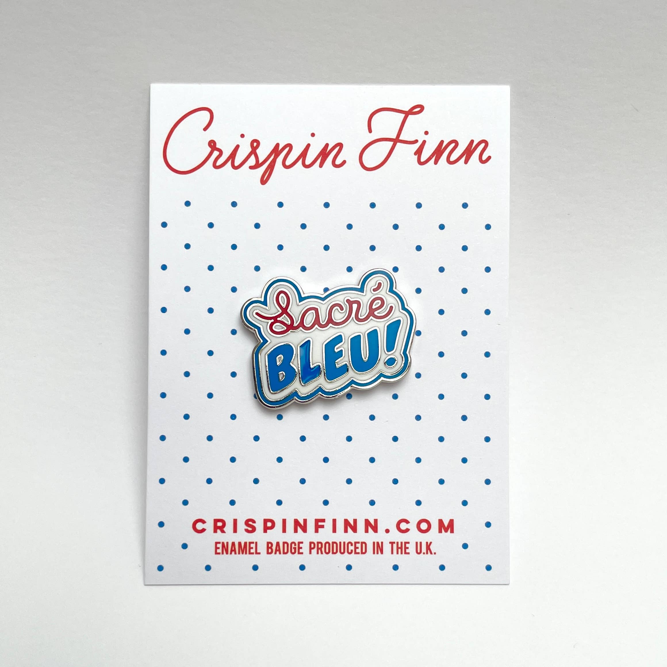 Sacré Bleu! Pin Badge