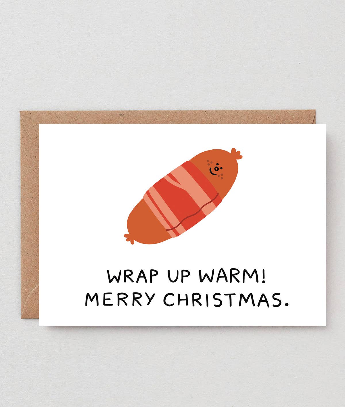 Wrap Up Warm Holiday Greeting Card