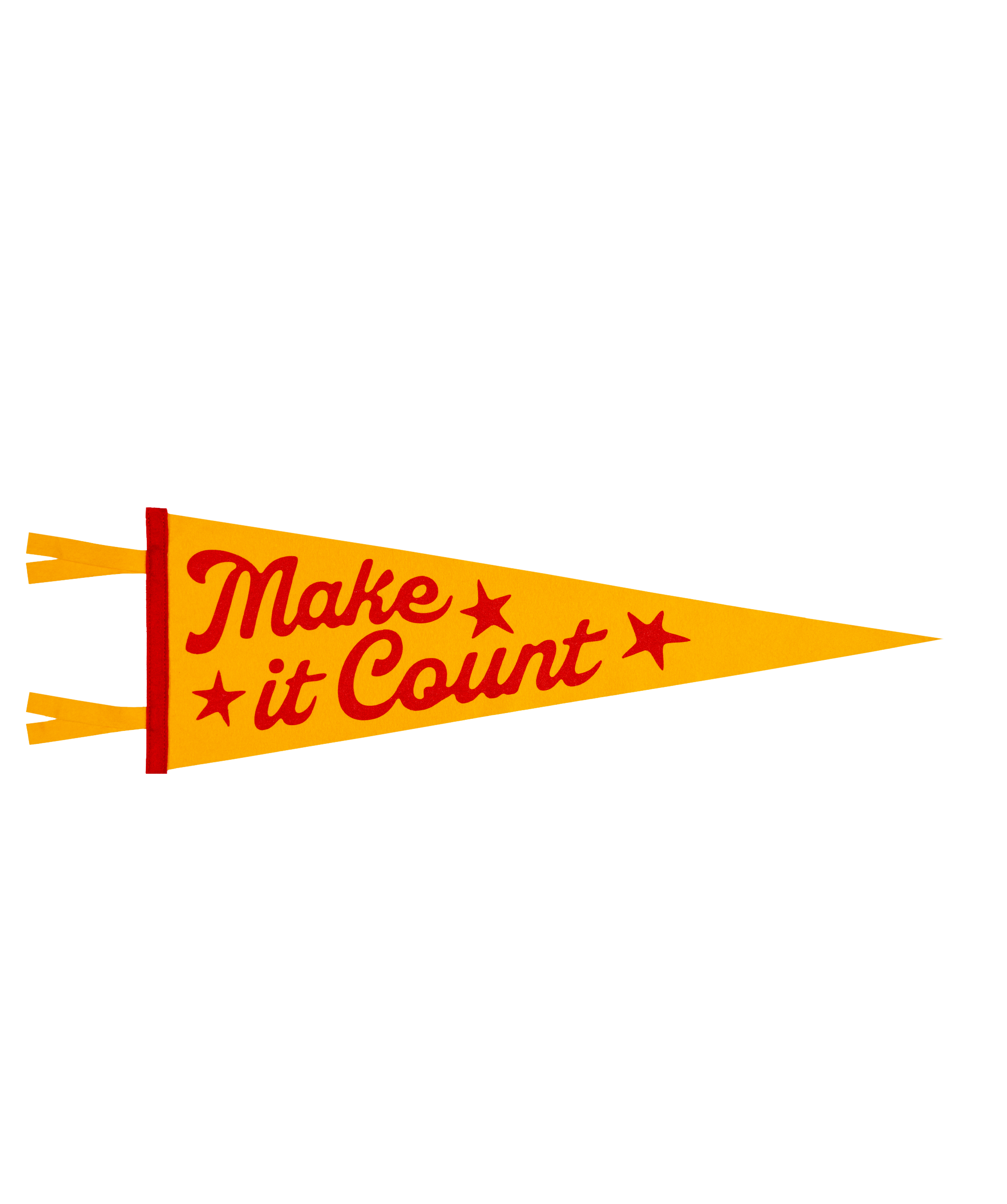 Make It Count Pennant • All Time Low x Oxford Pennant
