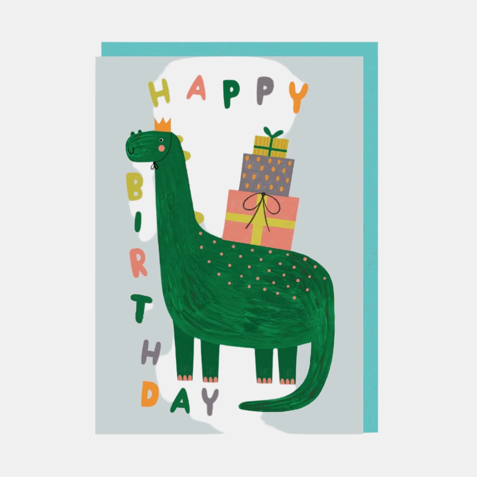 Happy Birthday Cute Dinosaur Card