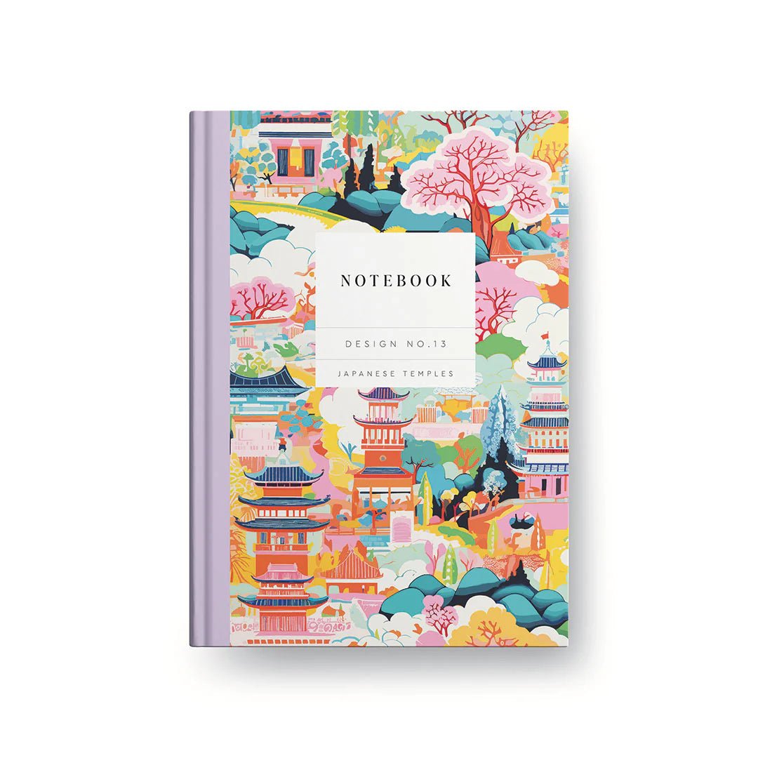 Japanese Temples Hardback Notebook by Kaleido