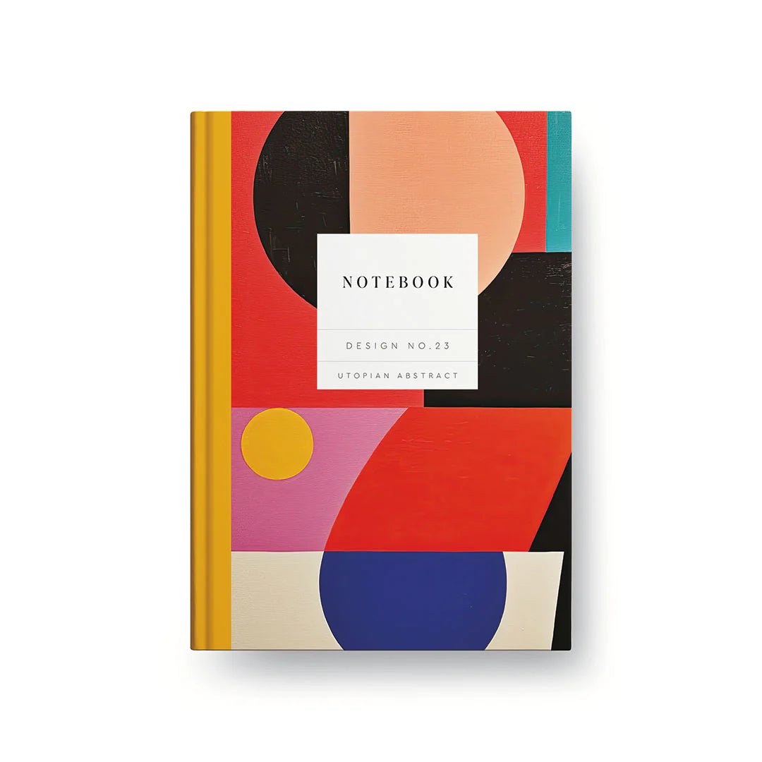 Utopian Abstract Hardback Notebook by Kaleido