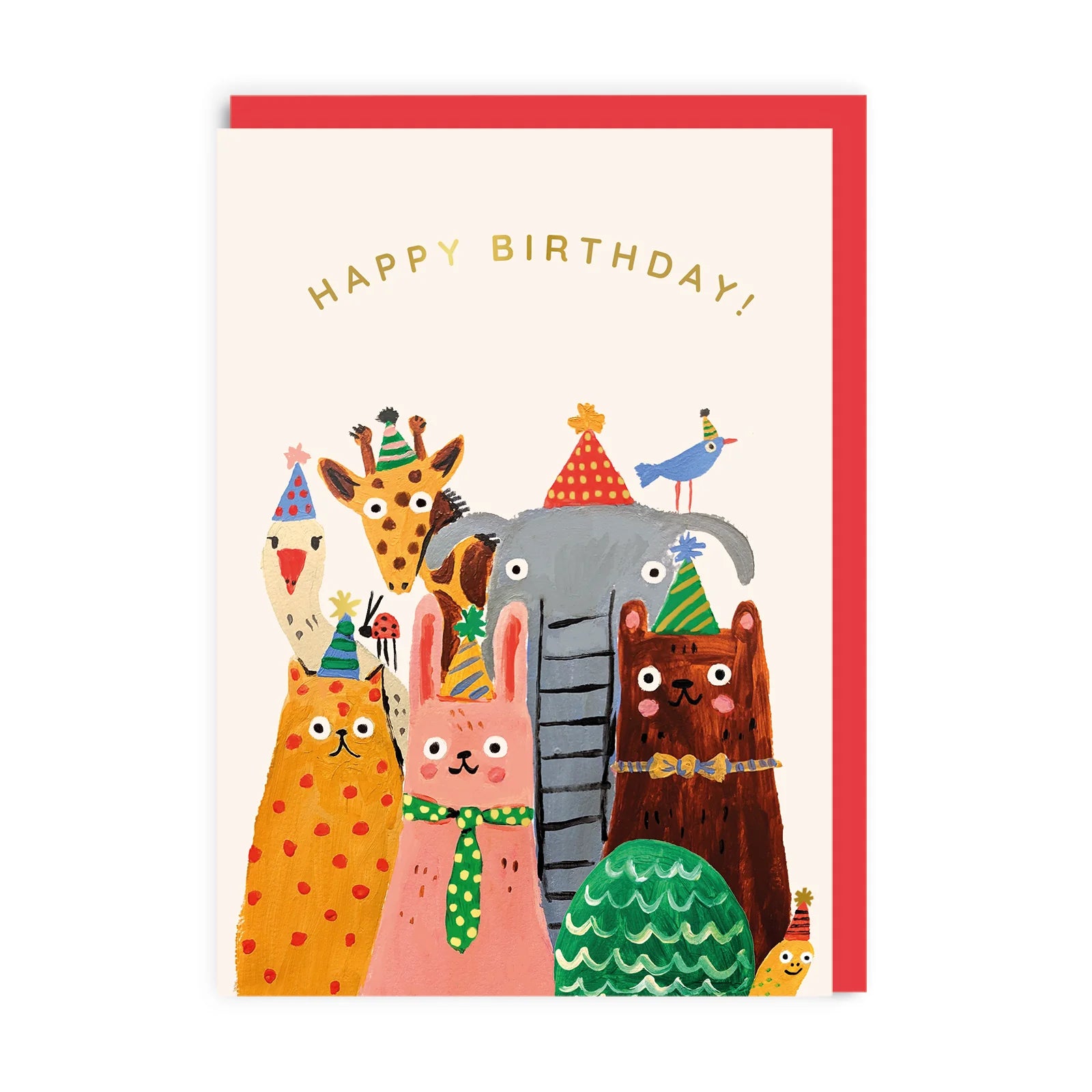 Animals Group Birthday Card