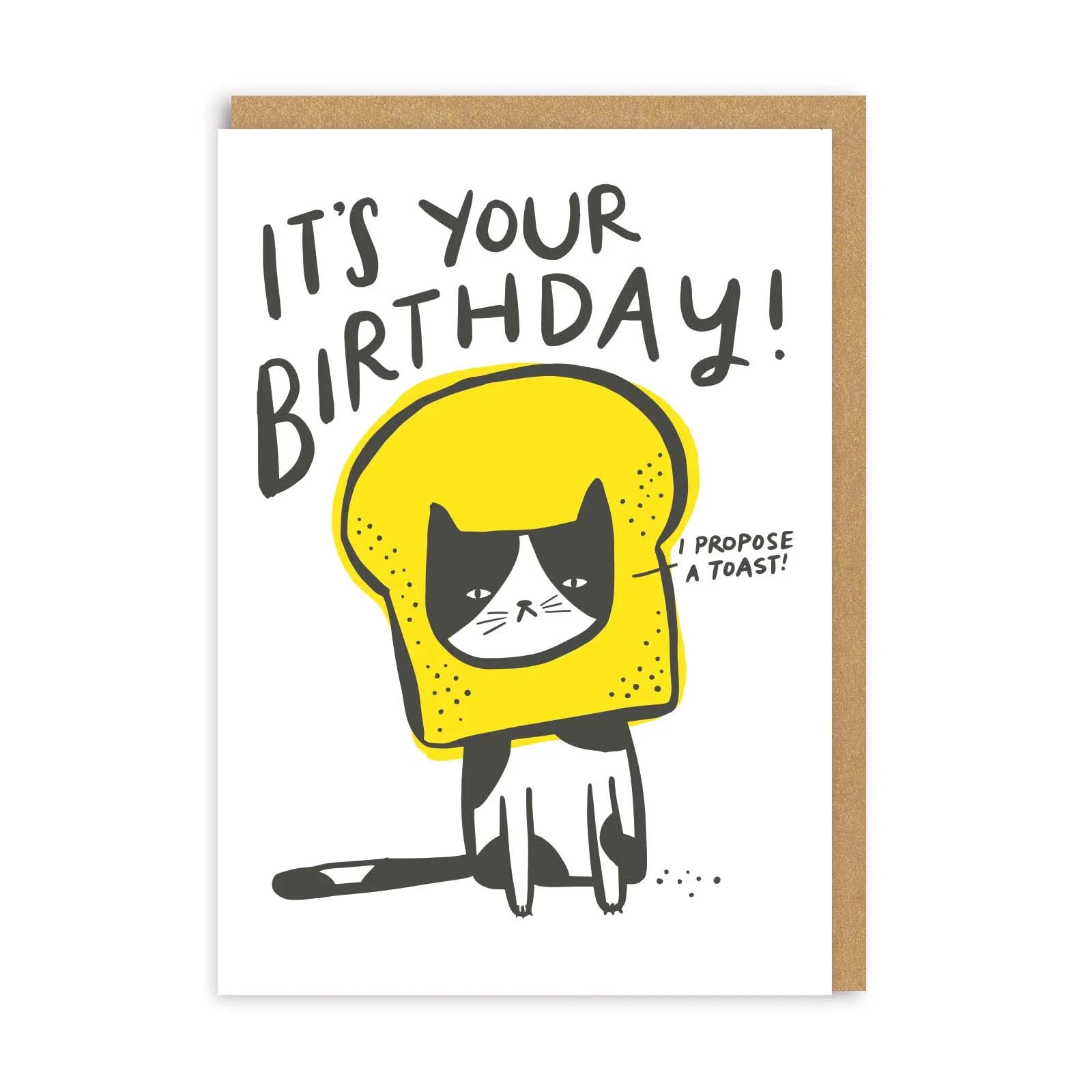 I Propose A Toast Birthday Card