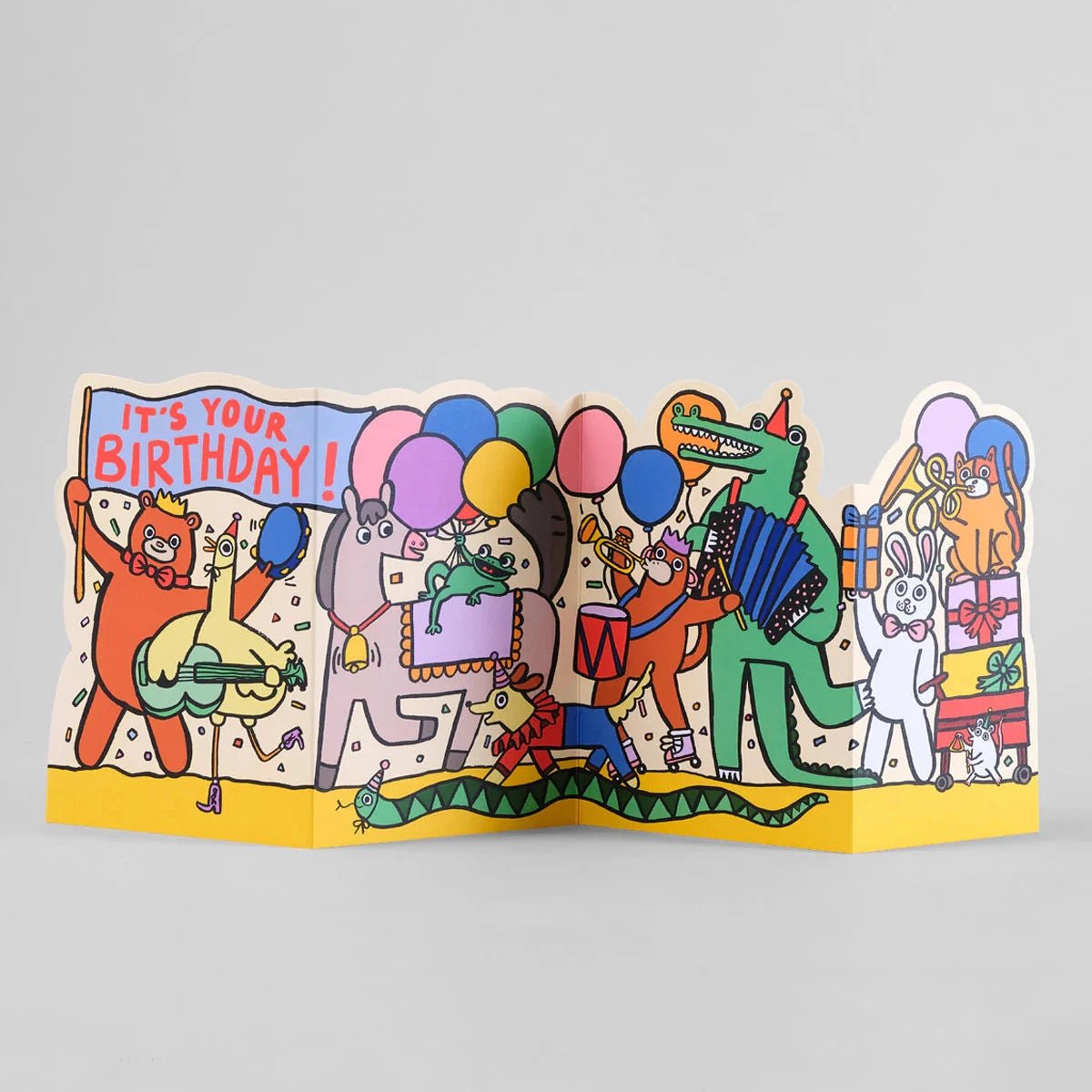 Party Parade Fold Out Card