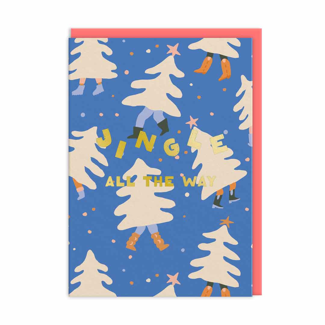 Dancing Trees, Merry & Bright, Rocking Around Christmas Card Set