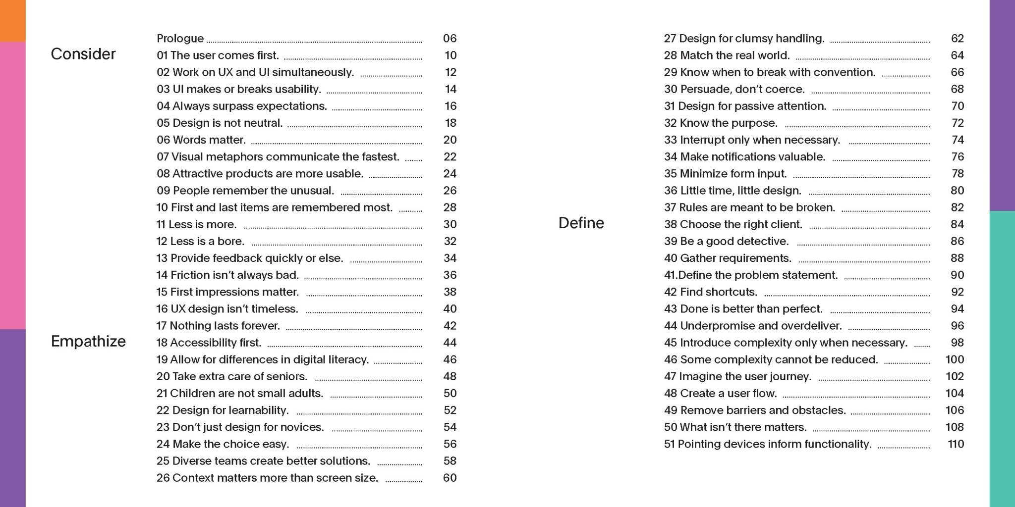 The Pocket Universal Principles of UX