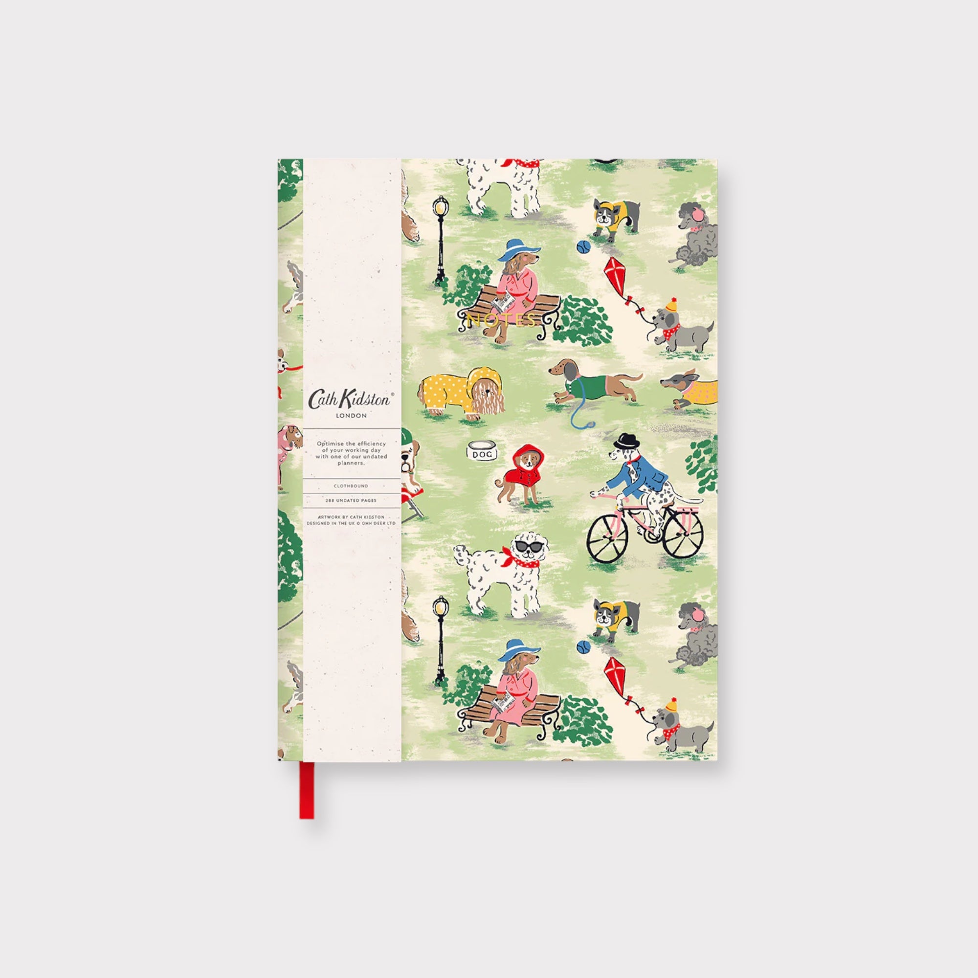 Cath Kidston Dogs In The Park Linen Notebook