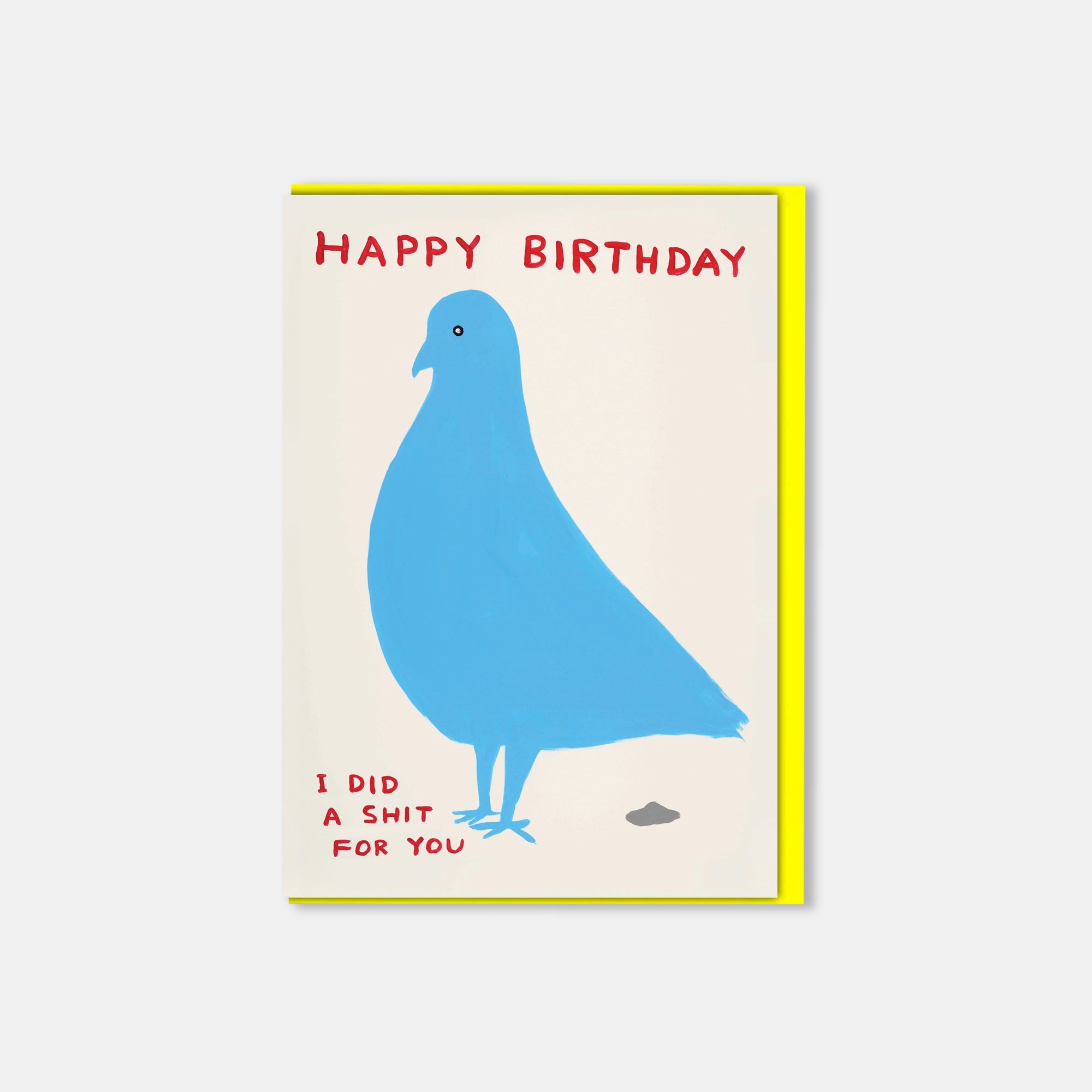 Birthday Pigeon David Shrigley Card