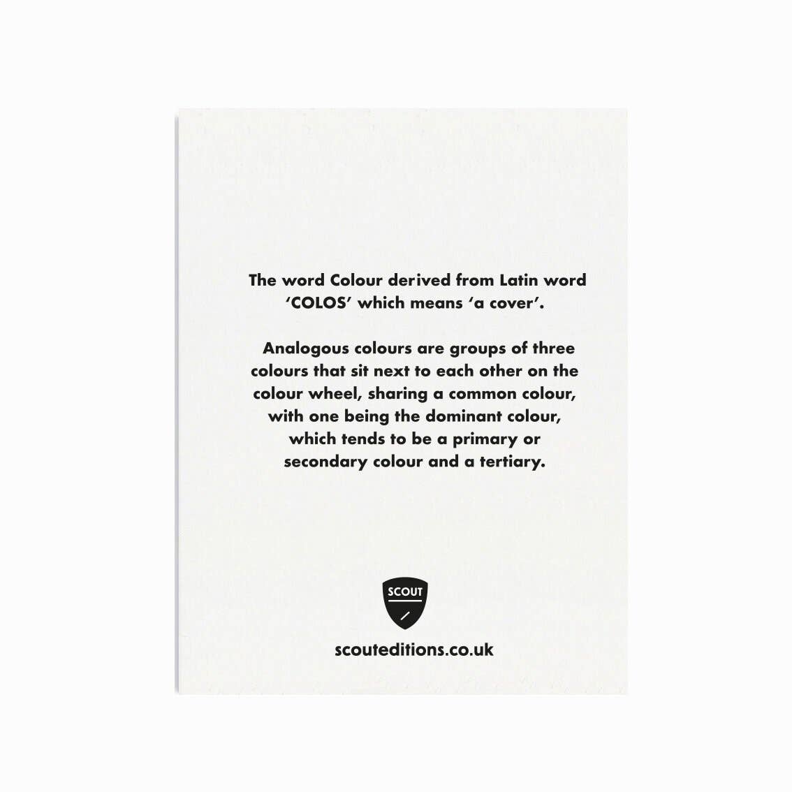 Colour Wheel Mini Card