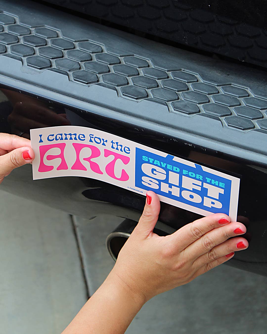 Stayed for the Gift Shop • Bumper Sticker