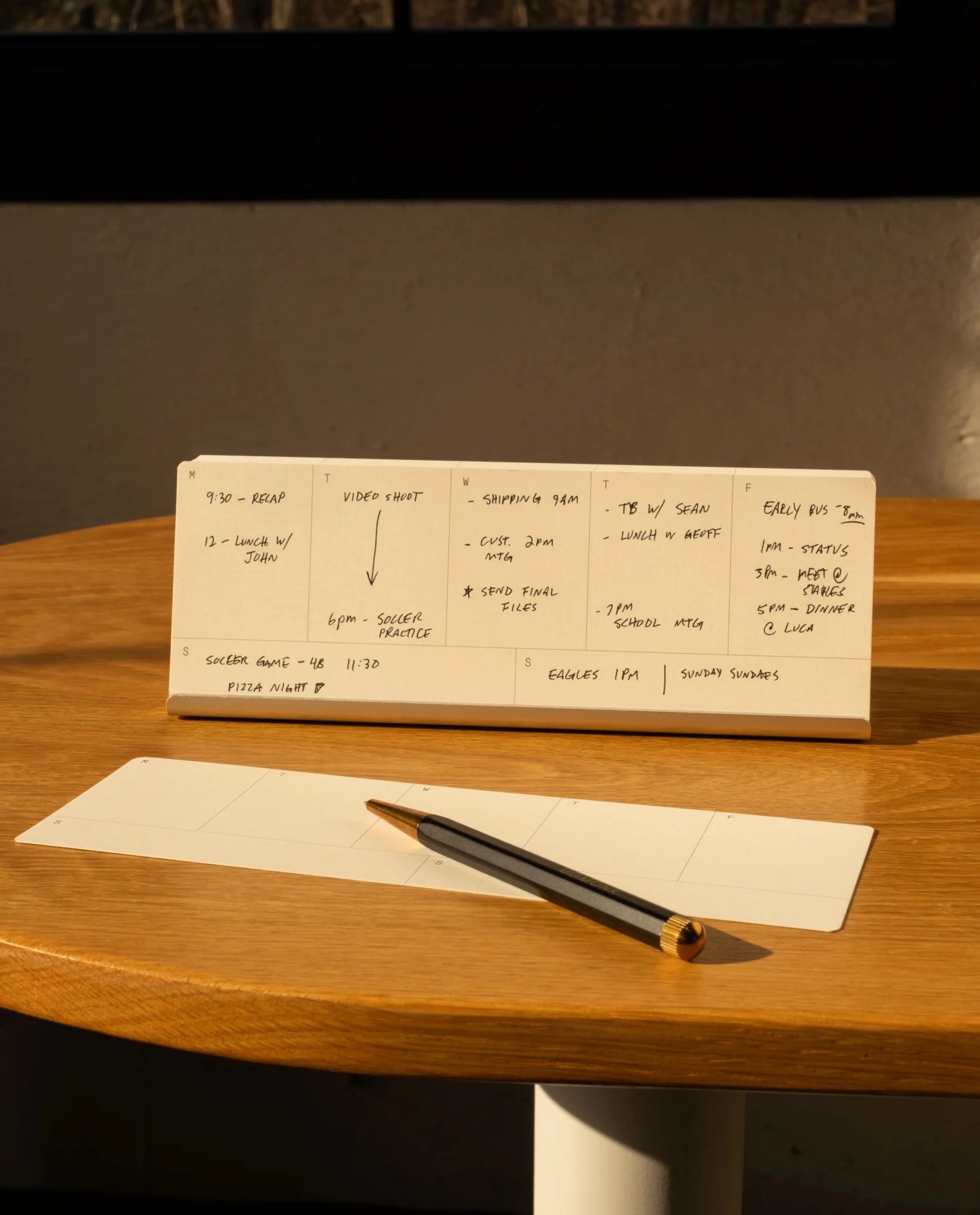 Analog Weekly Planning Kit