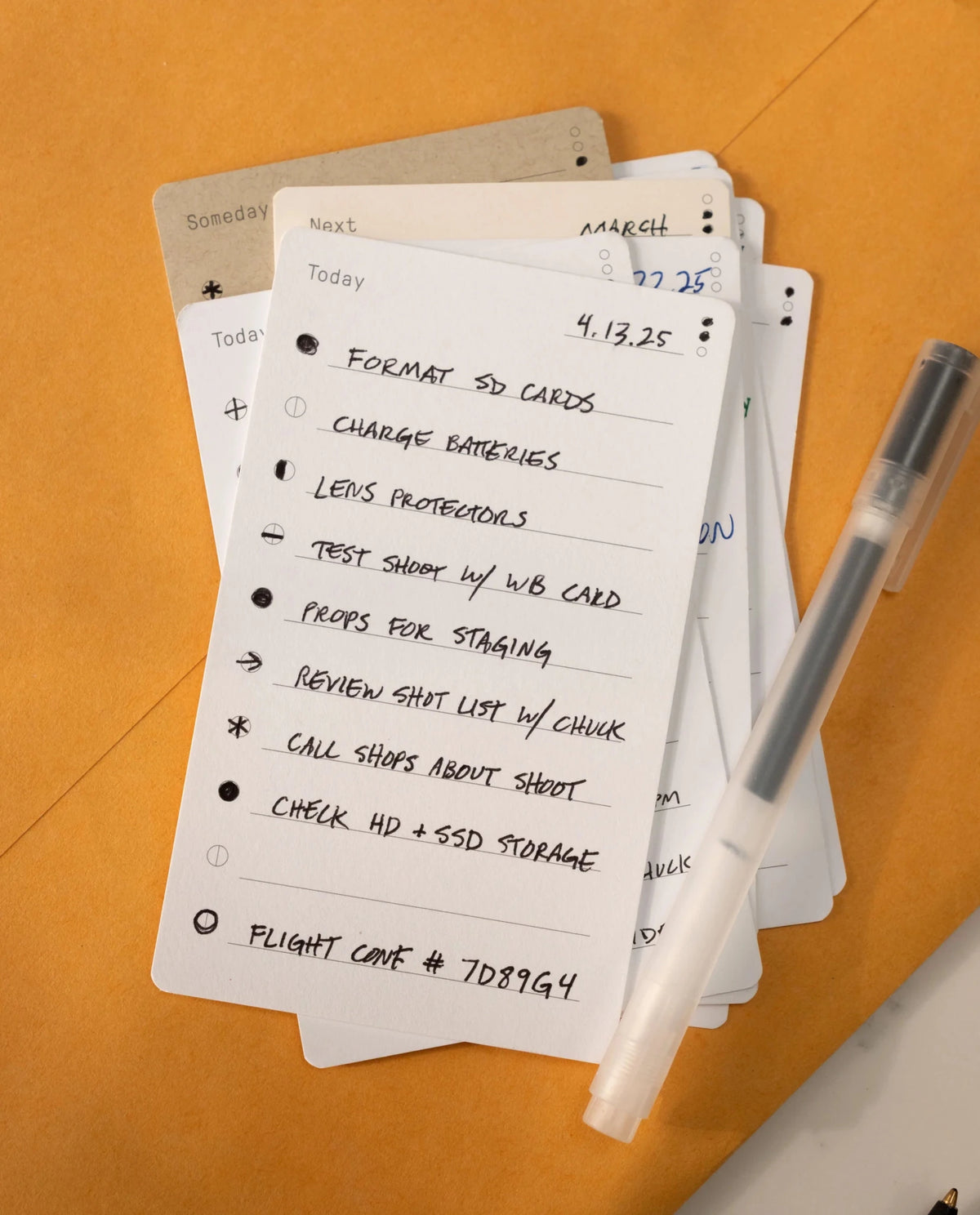 Analog Task Cards – Small