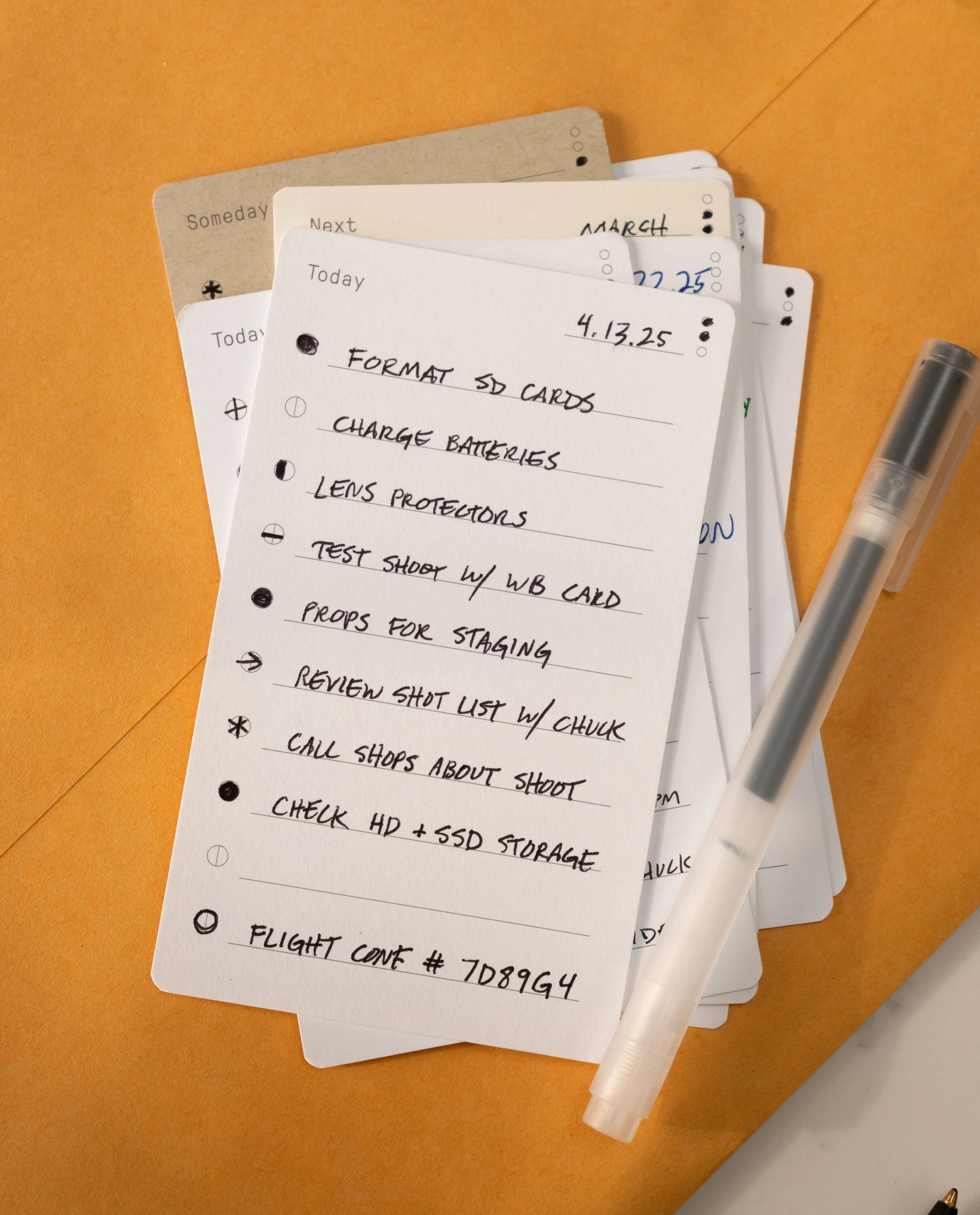 Analog Task Cards – Small