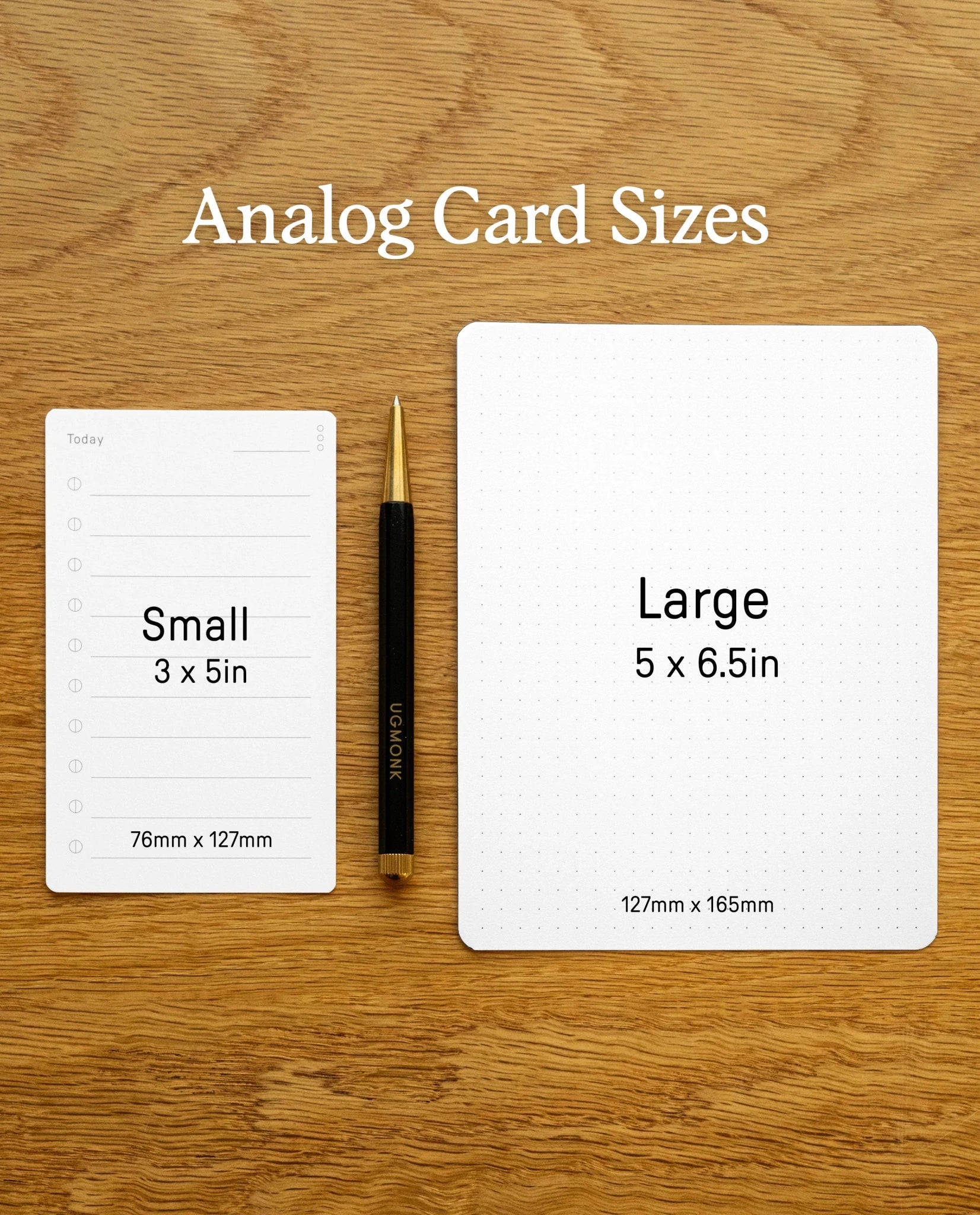 Analog Dot Grid Cards – Small