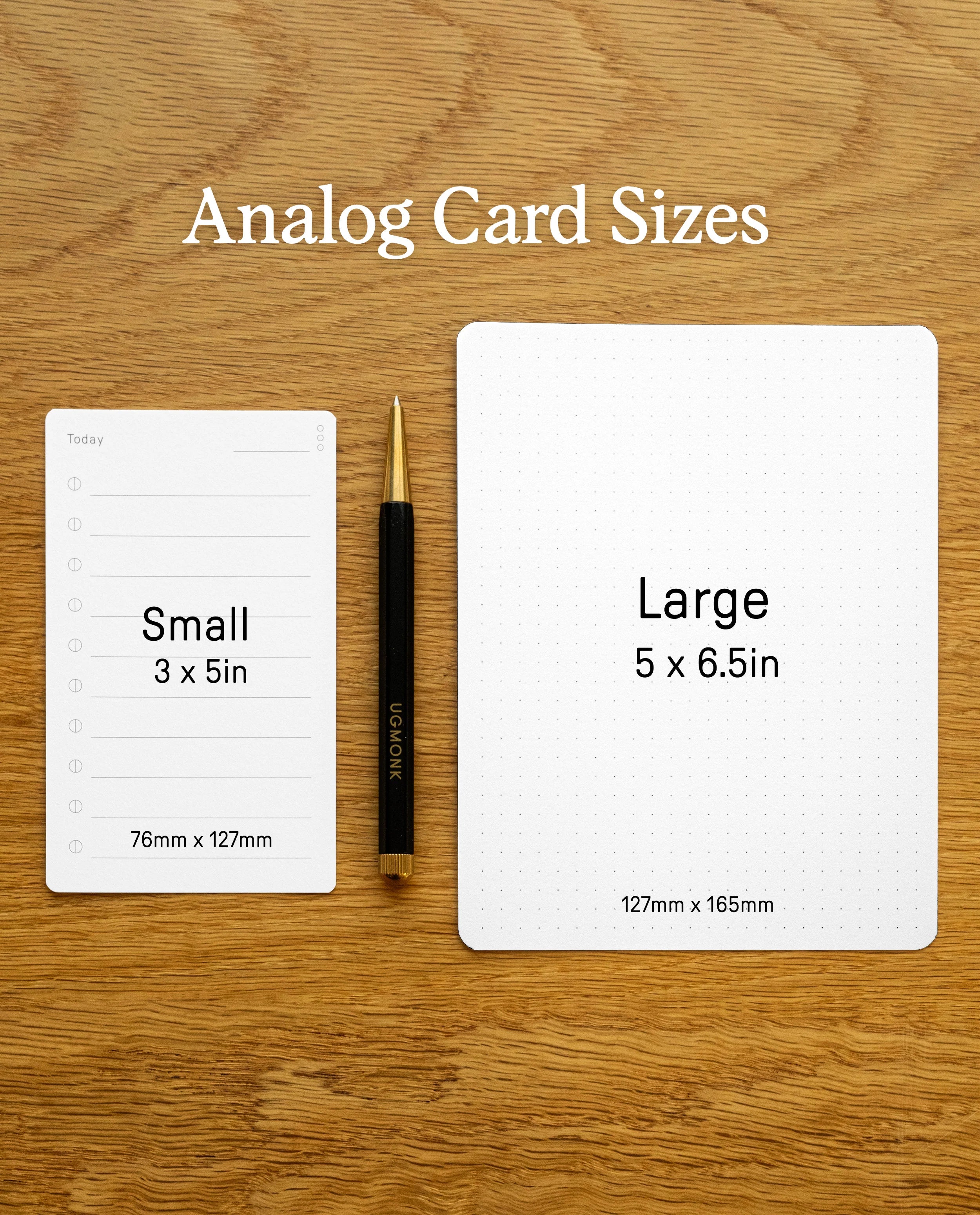 Analog Dot Grid Cards – Small