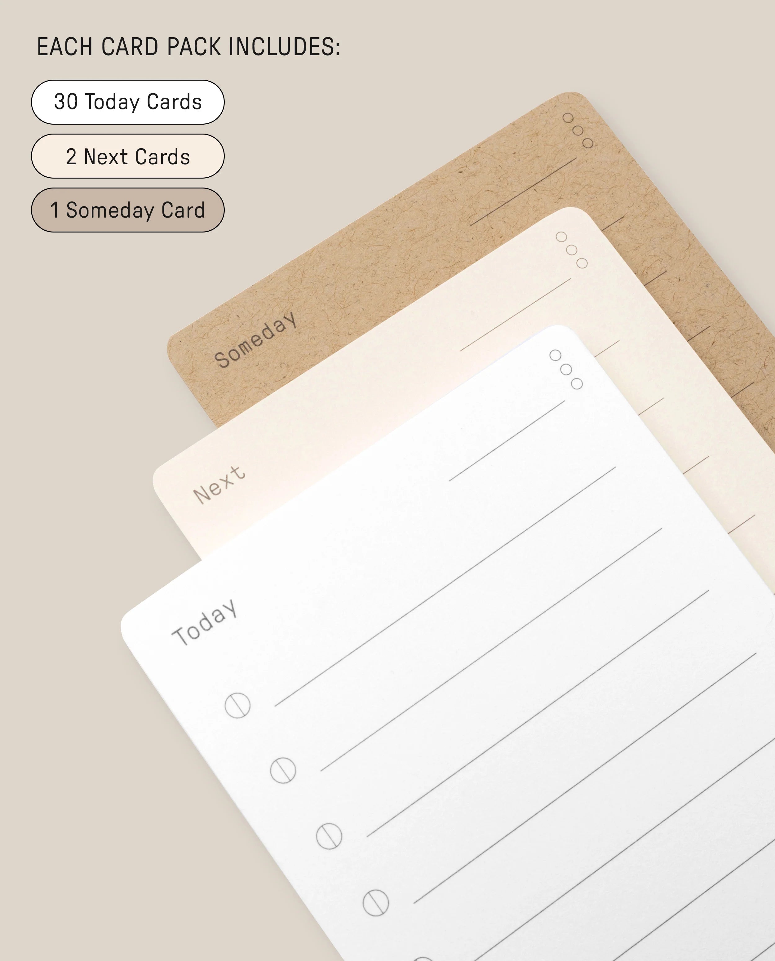 Analog Task Cards – Small