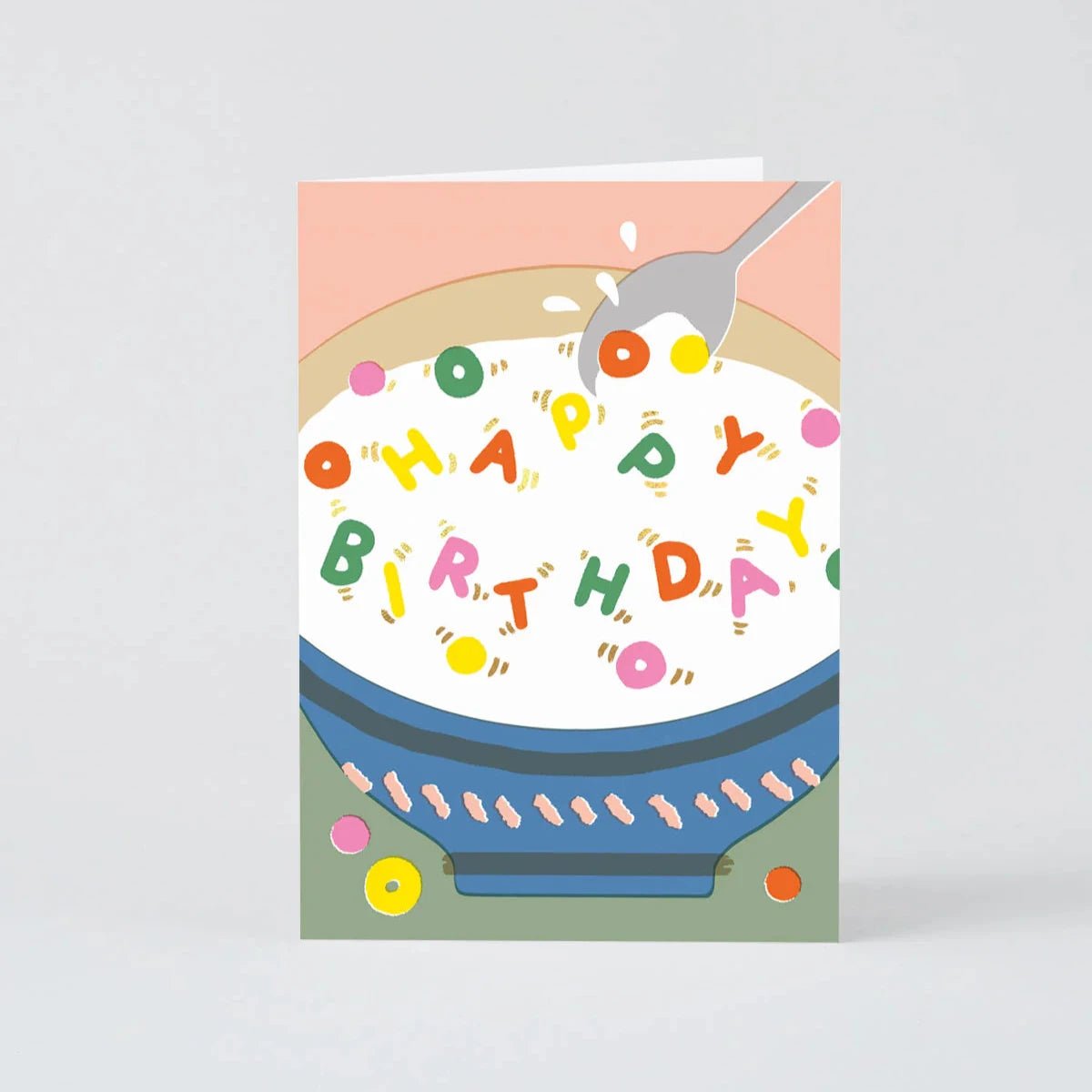 Happy Birthday Cereal Greeting Card