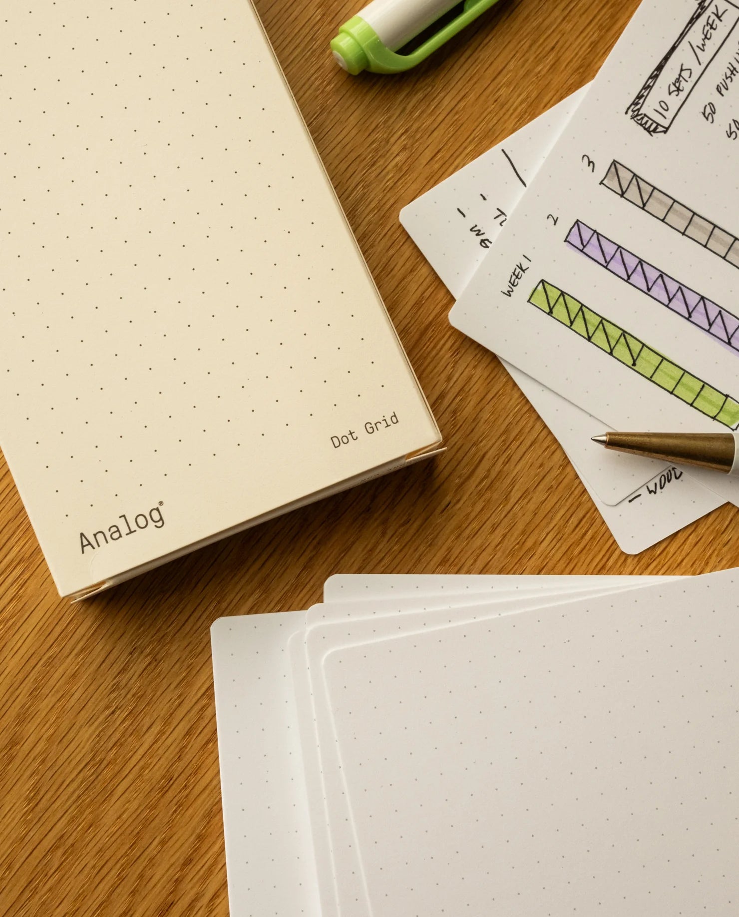 Analog – Dot Grid Cards – 1 Pack