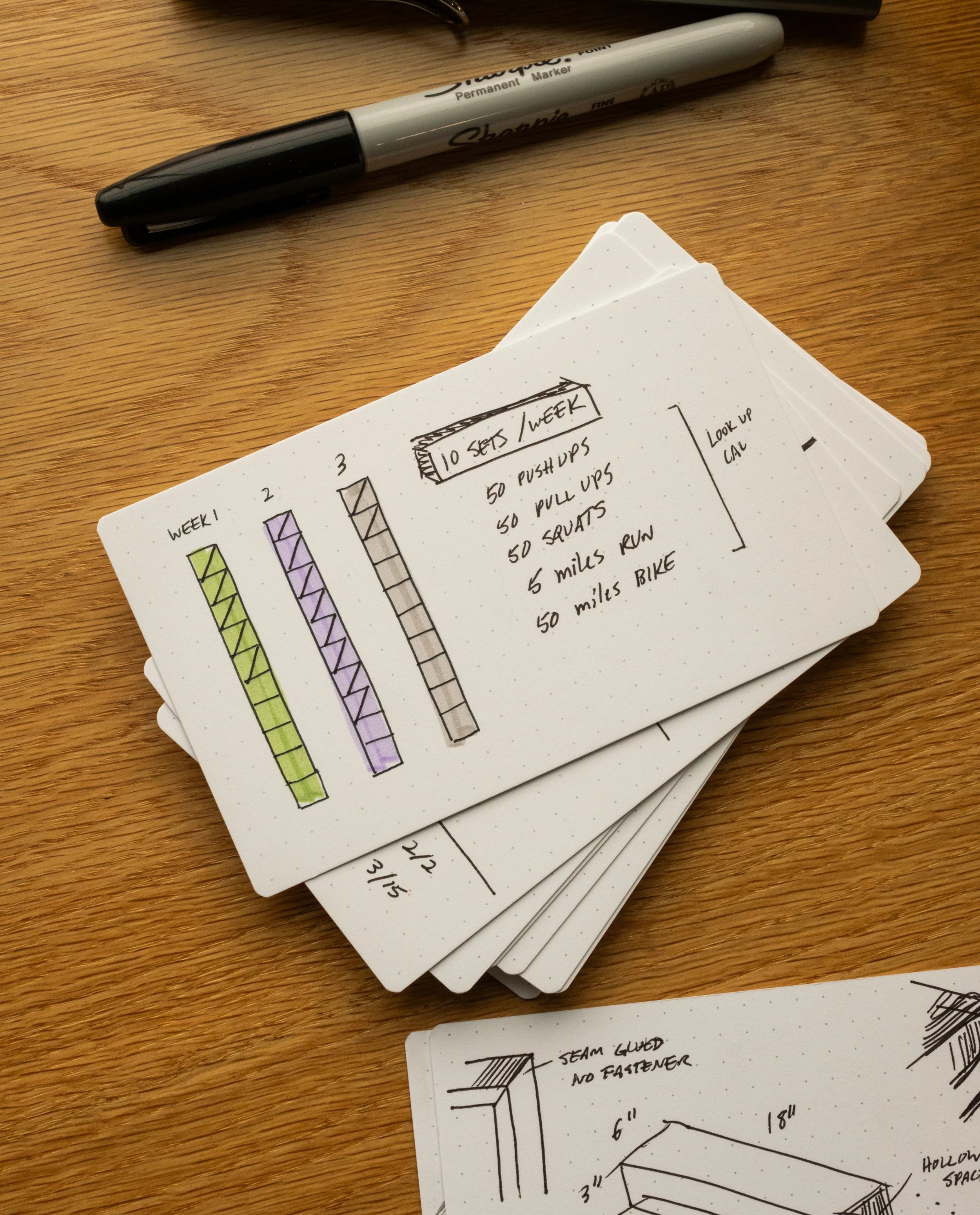 Analog Dot Grid Cards – Small