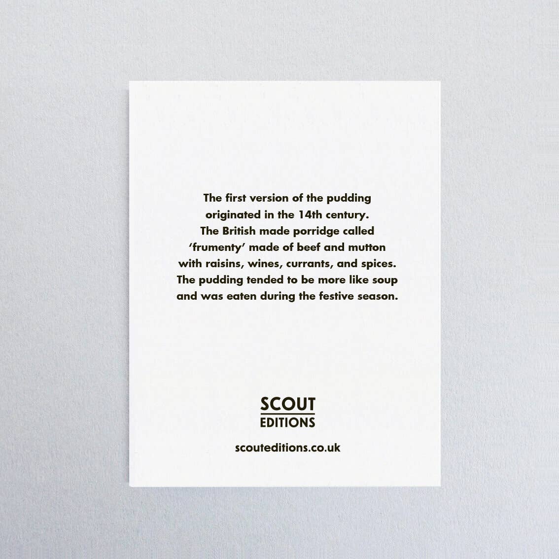 Christmas Pudding Mini Card