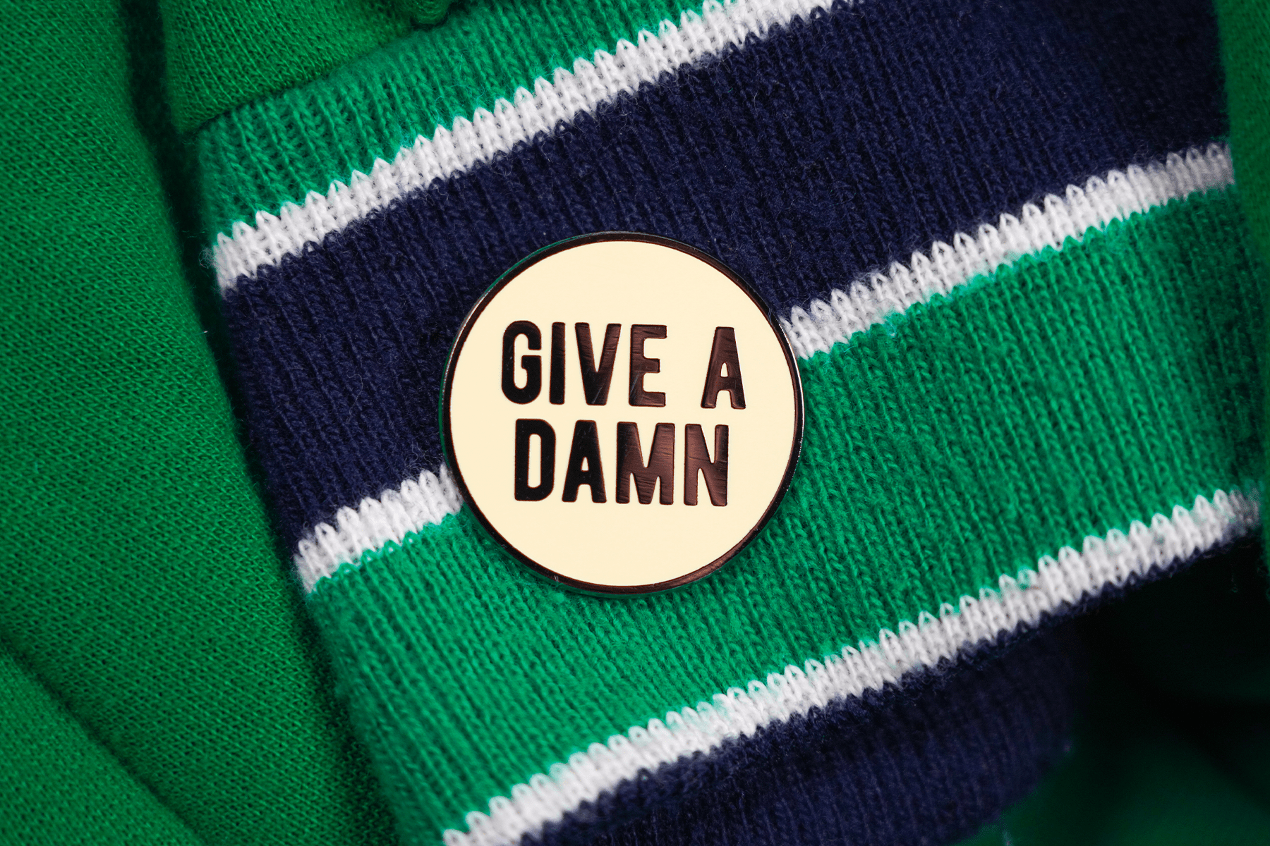 Give a Damn Enamel Pin