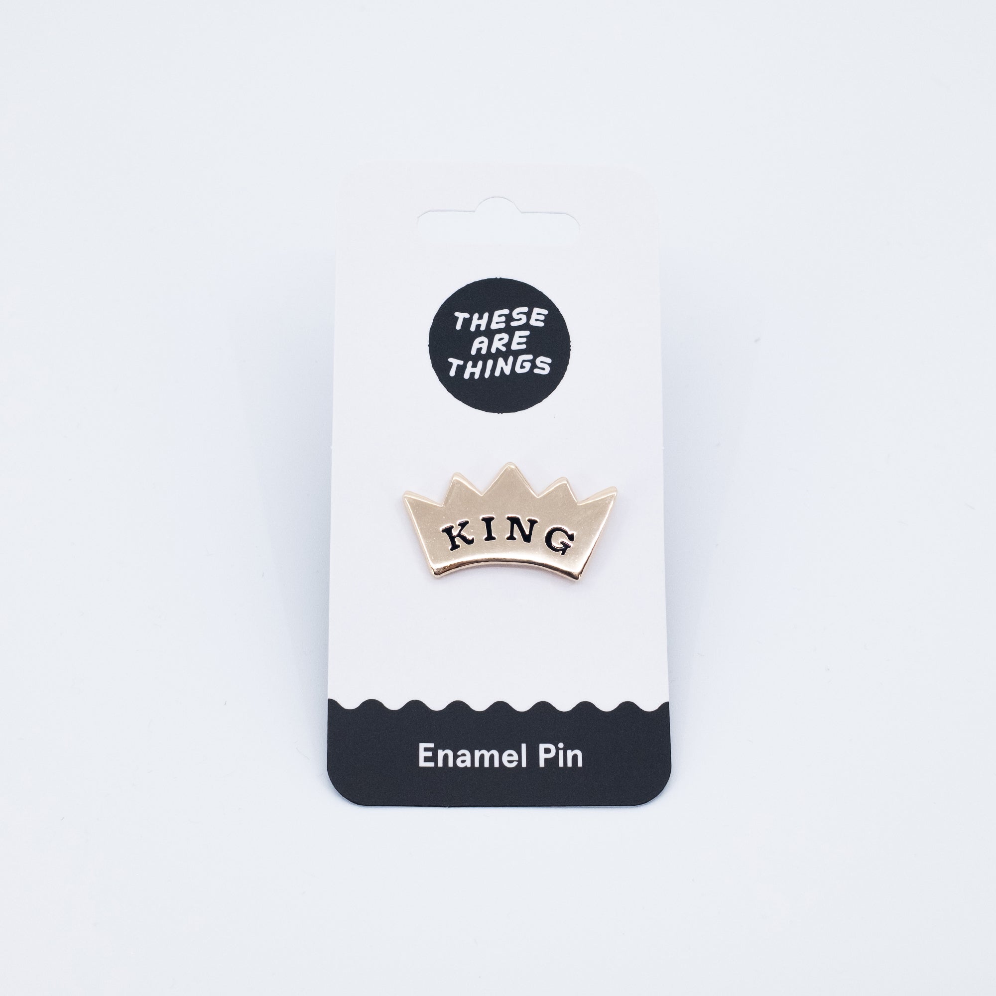 King Crown Enamel Pin