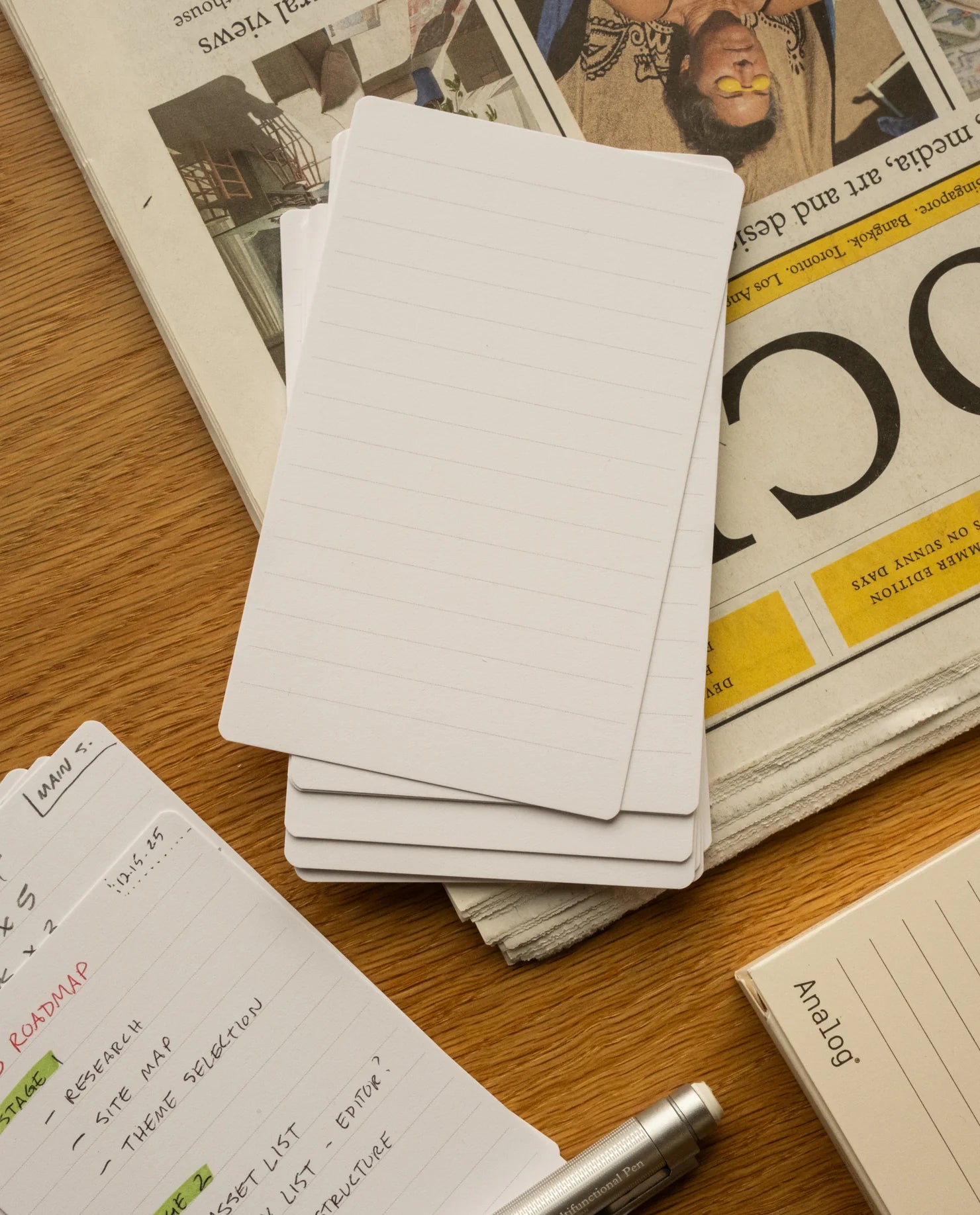 Analog – Lined Cards – 1 Pack