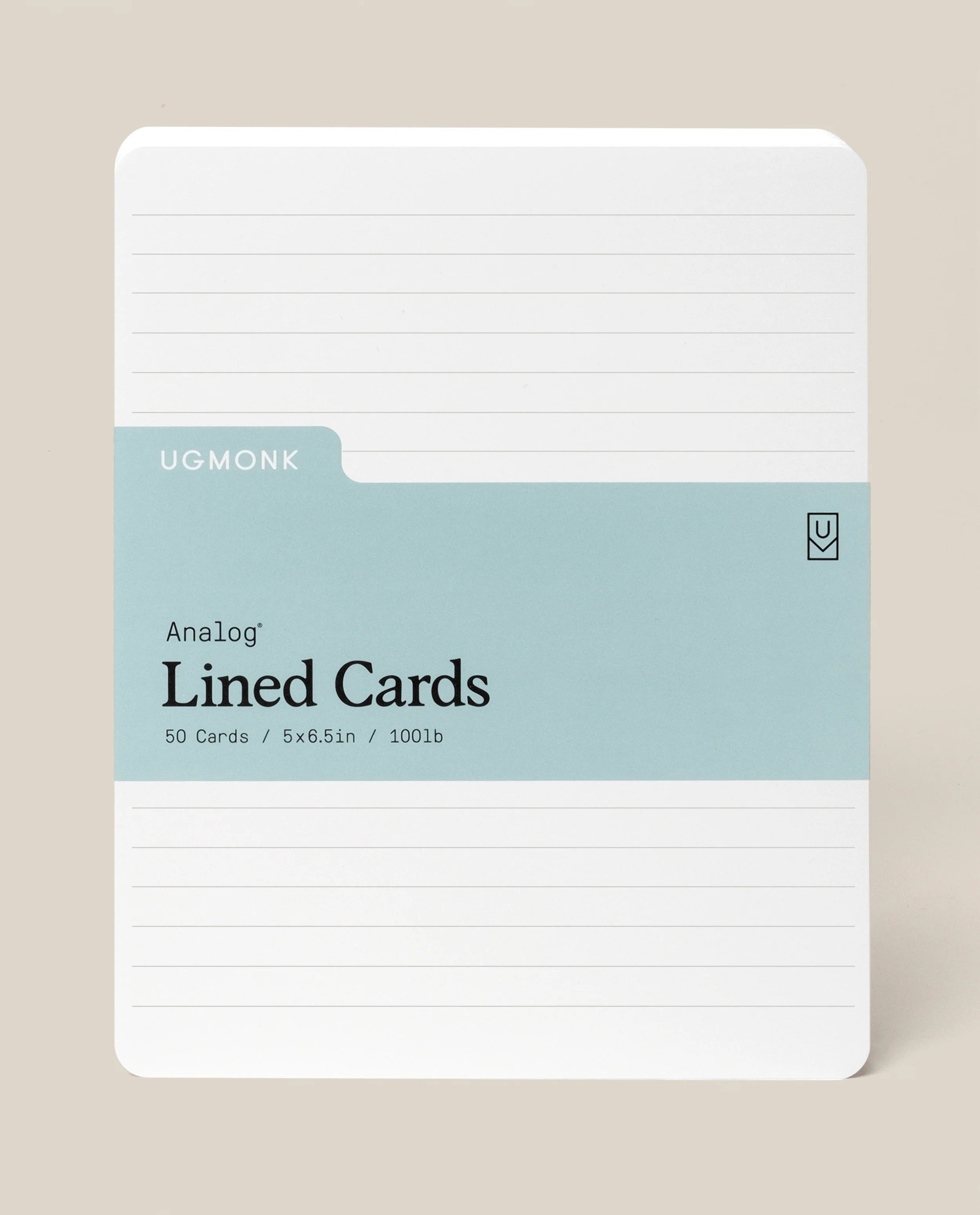 Analog Lined Cards – Large