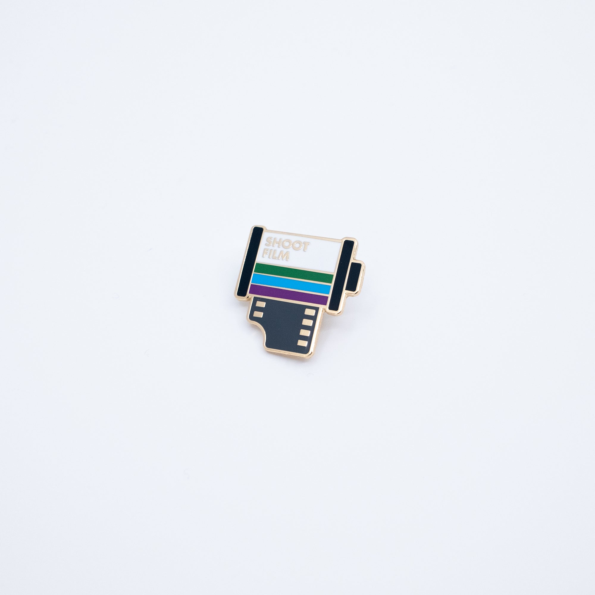 Shoot Film Enamel Pin