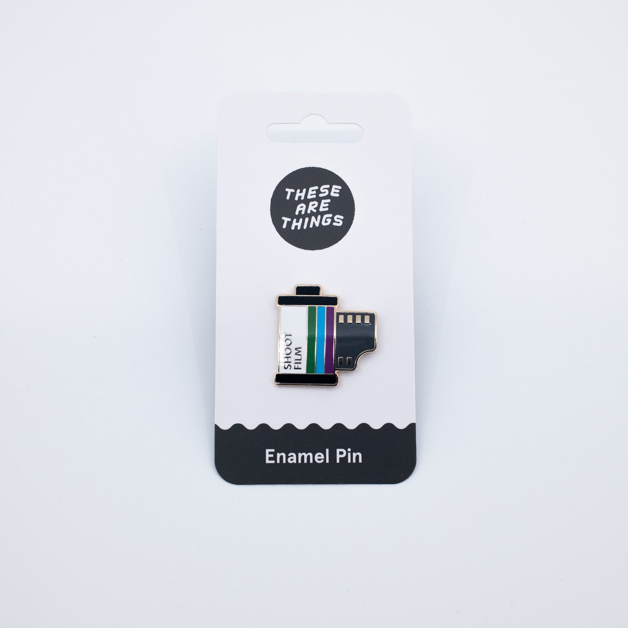 Shoot Film Enamel Pin