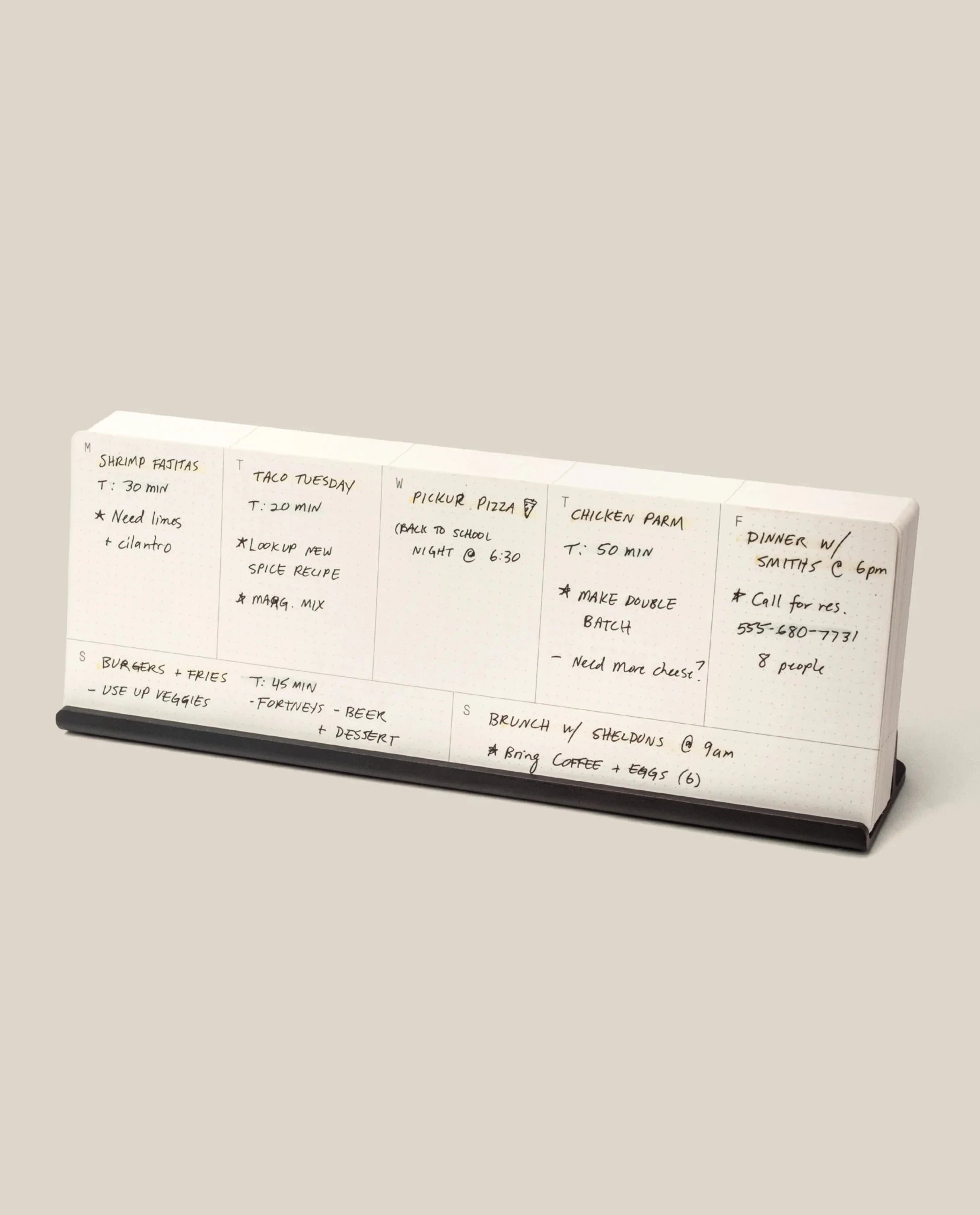 Analog Weekly Planning Kit