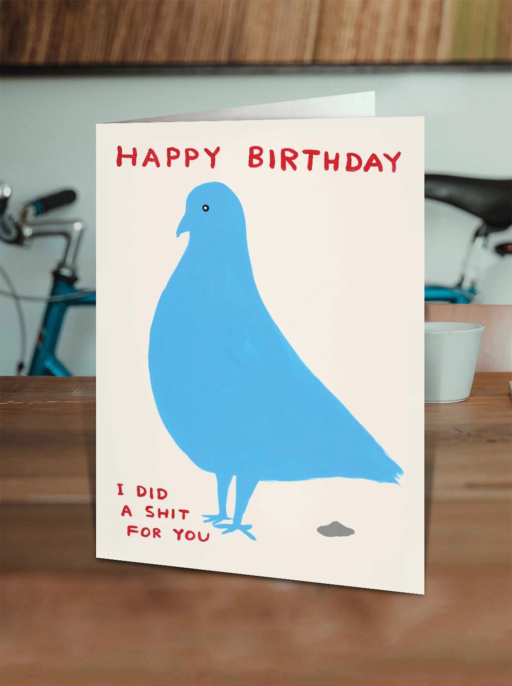 Birthday Pigeon David Shrigley Card