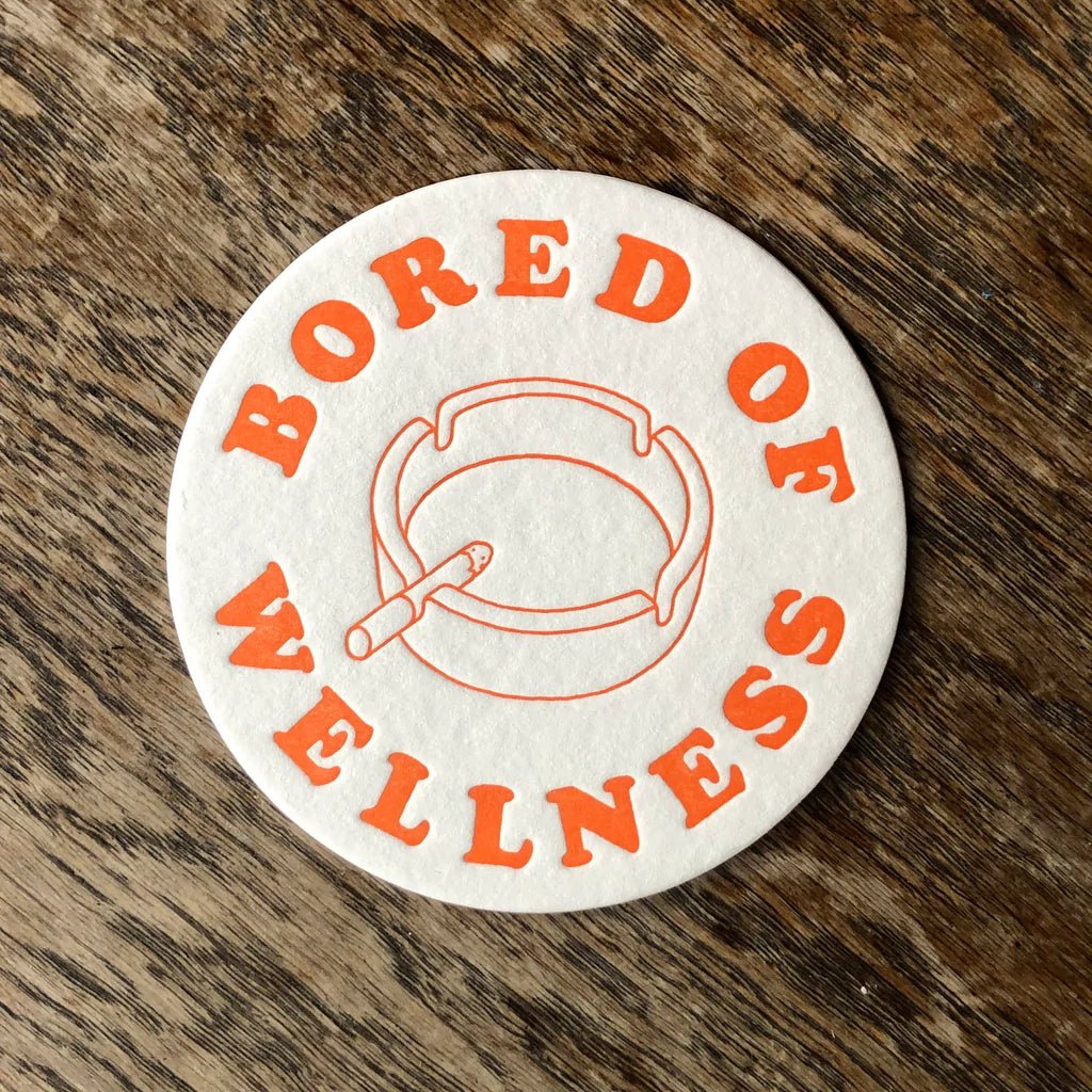 Mr Bingo Bored of Wellness Coasters