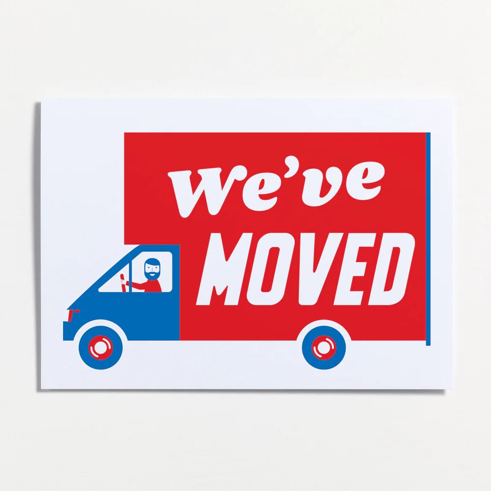 We've Moved Greeting Card