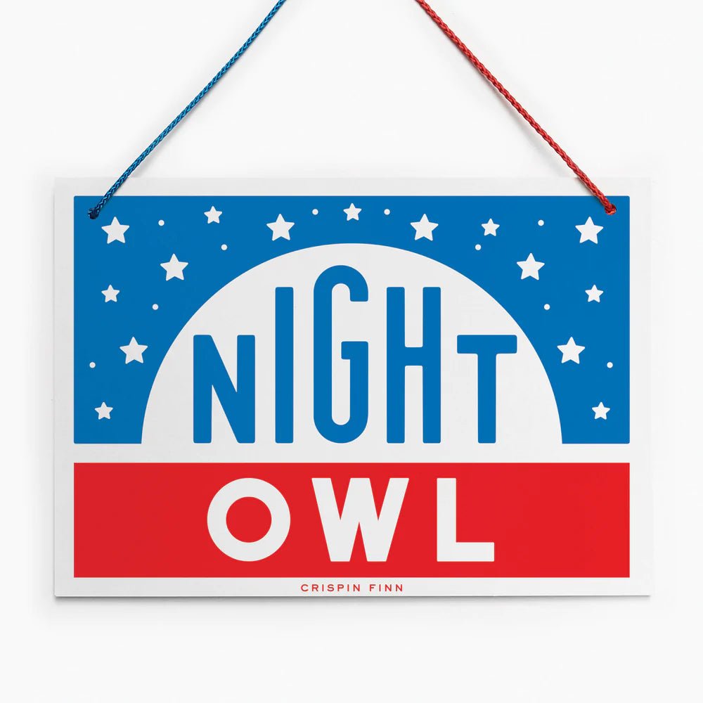 Early Bird/Night Owl Sign