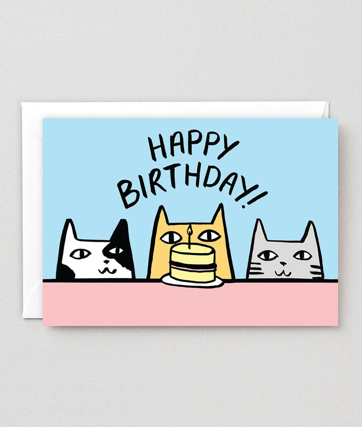 Happy Birthday Cats Card