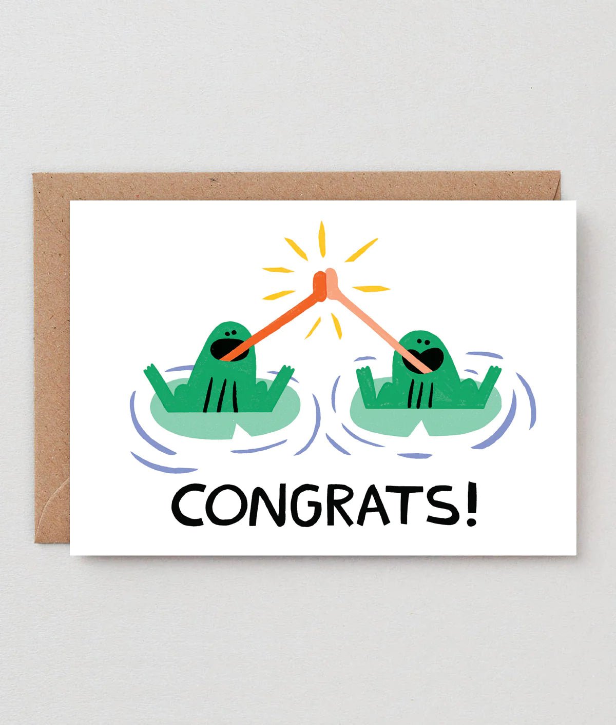 Congrats Frog Card