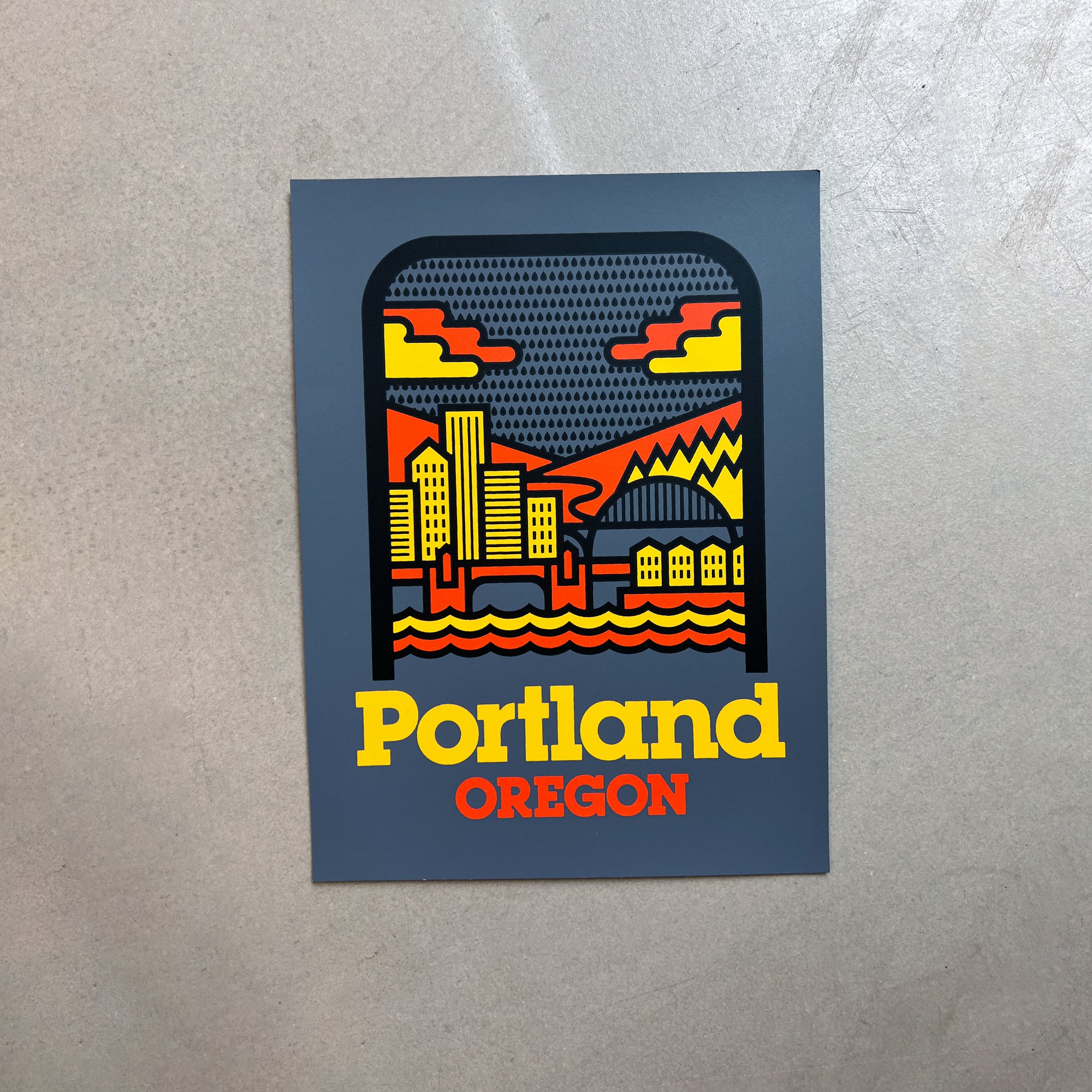 DDC-022 "Mini Prints" – Portland Rainy Day