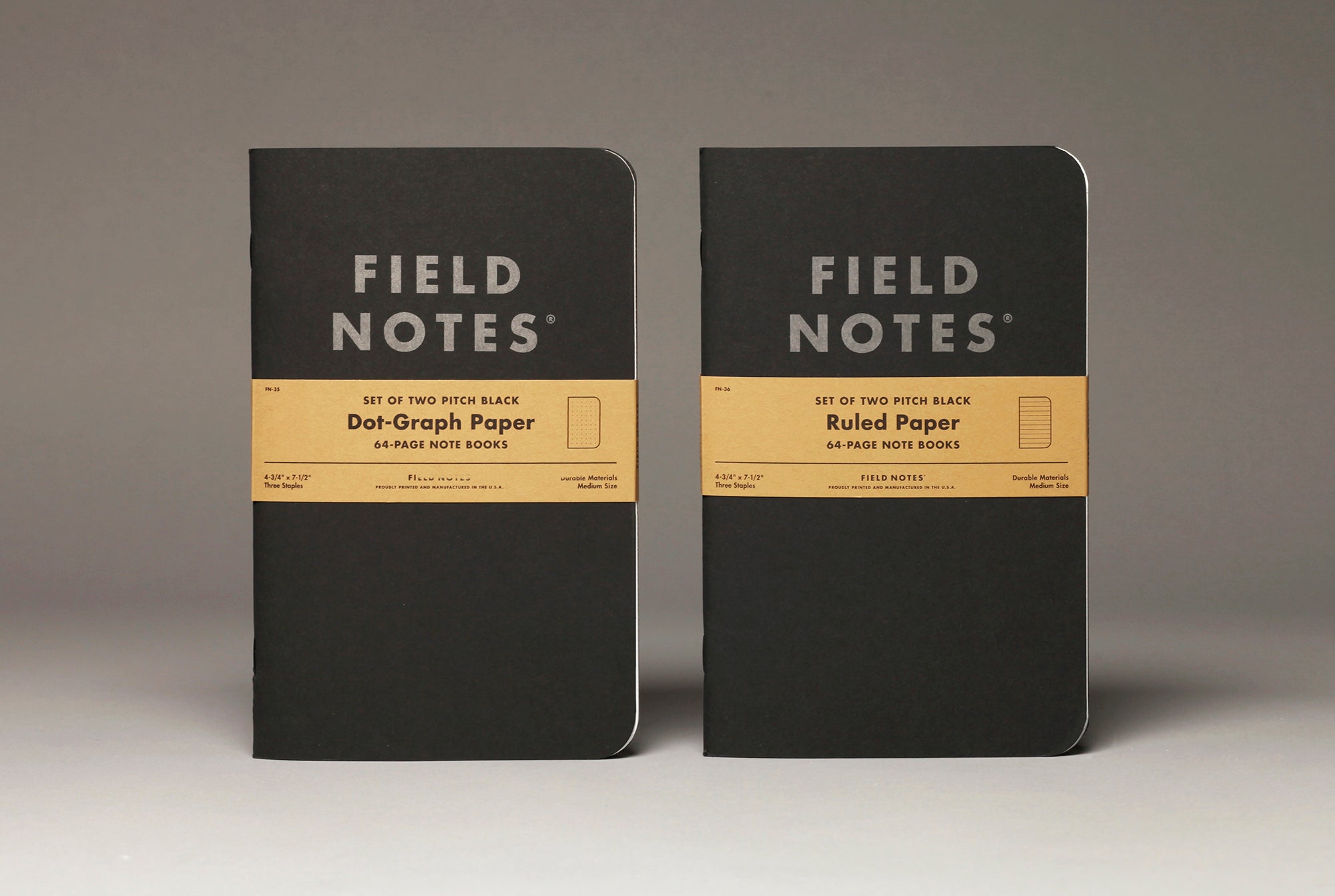 Field Notes: Pitch Black Note Book