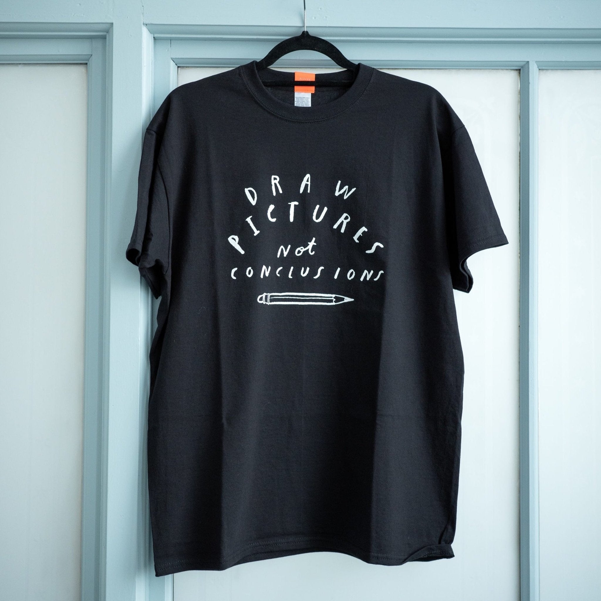 Oliver Jeffers 'Draw Pictures Not Conclusions' T-Shirt