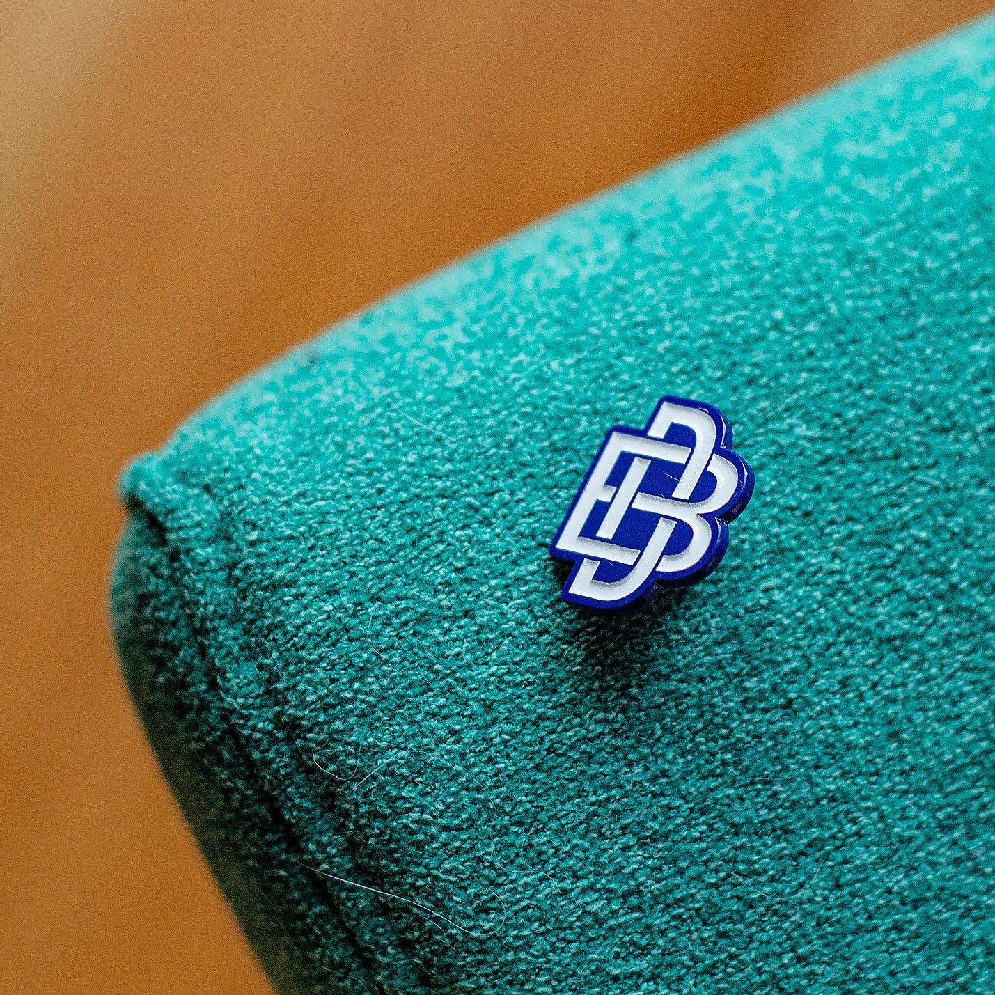 BD Monogram Glow-in-the-dark Pin