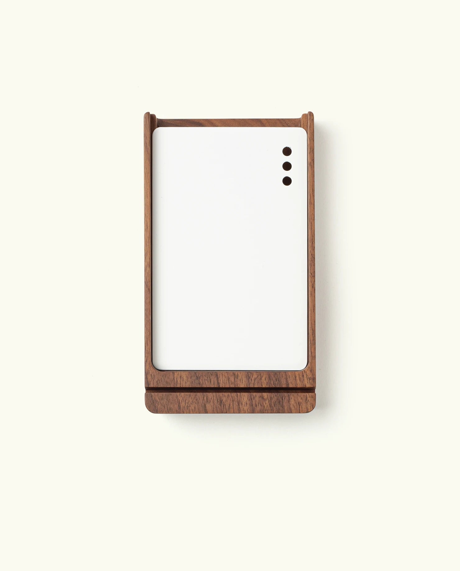 Analog Wood Card Holder