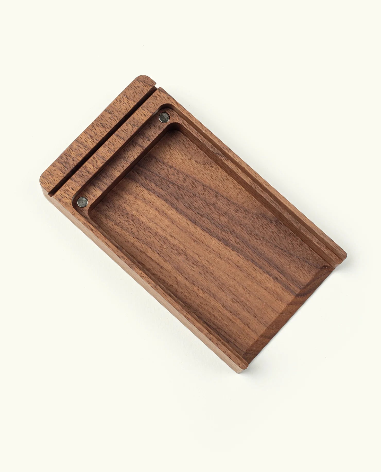 Analog Wood Card Holder