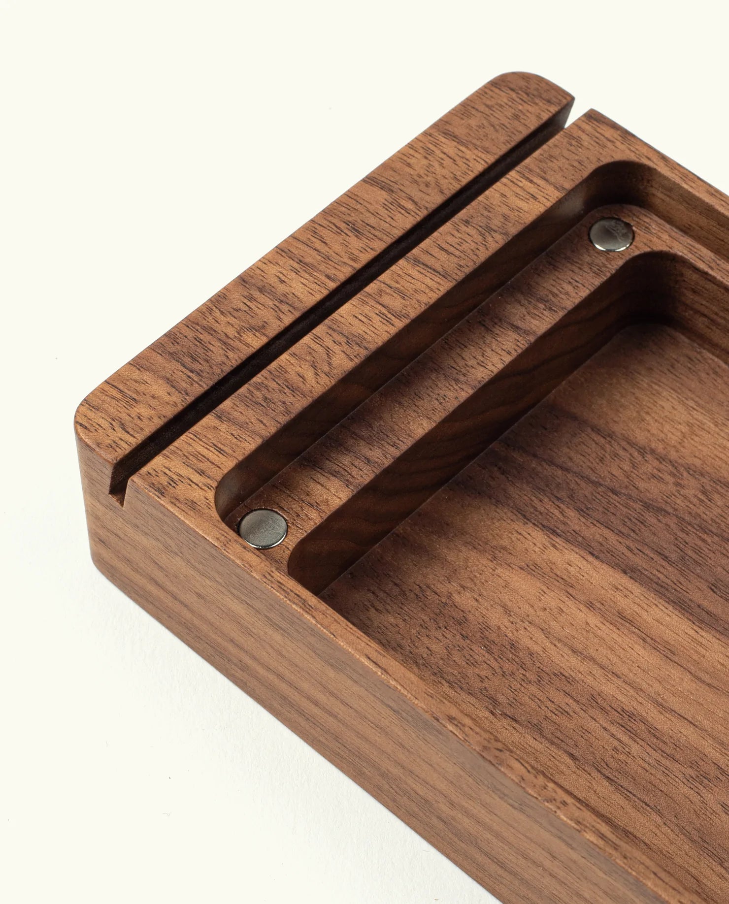 Analog Wood Card Holder