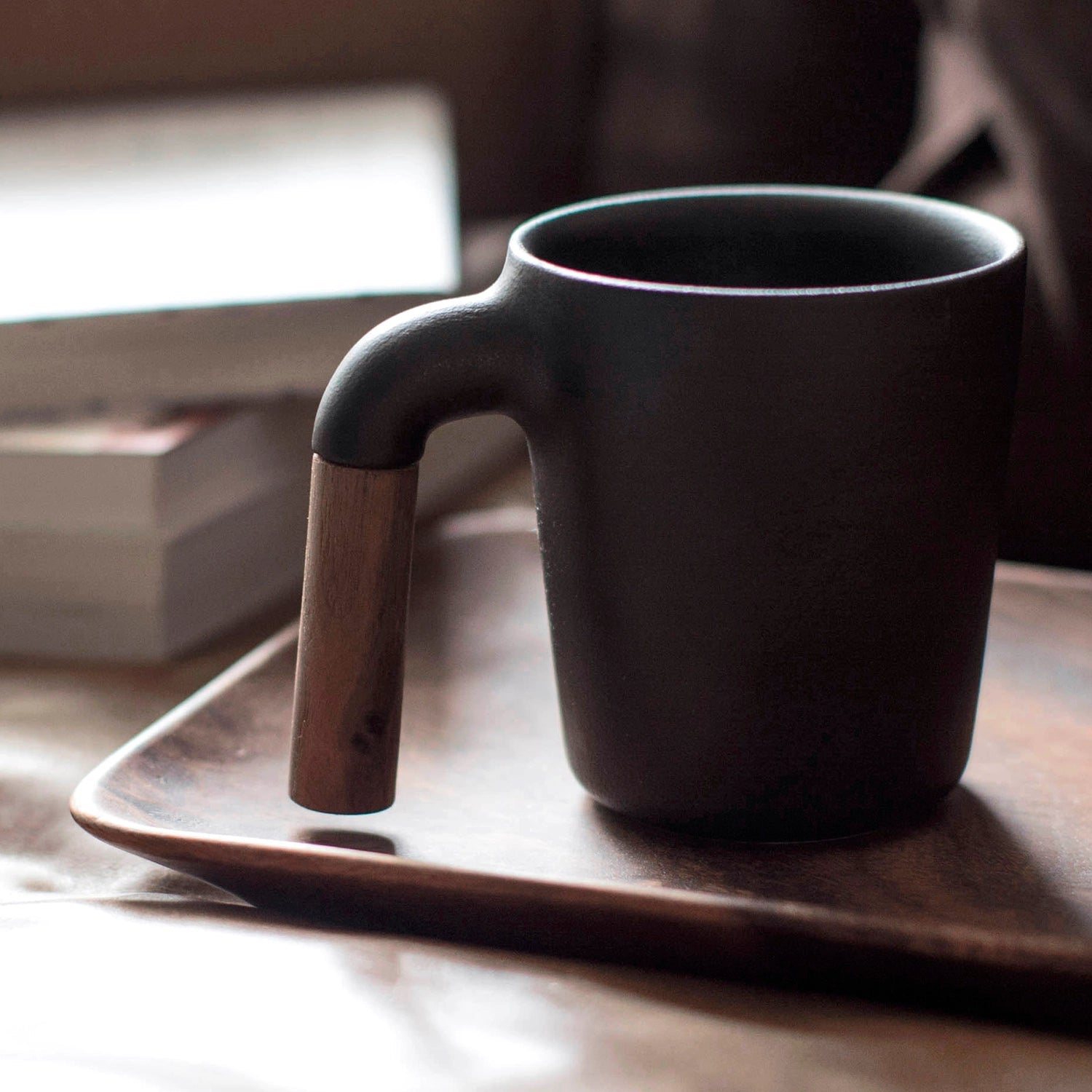 Black Mugr & Coffee Dripper Set