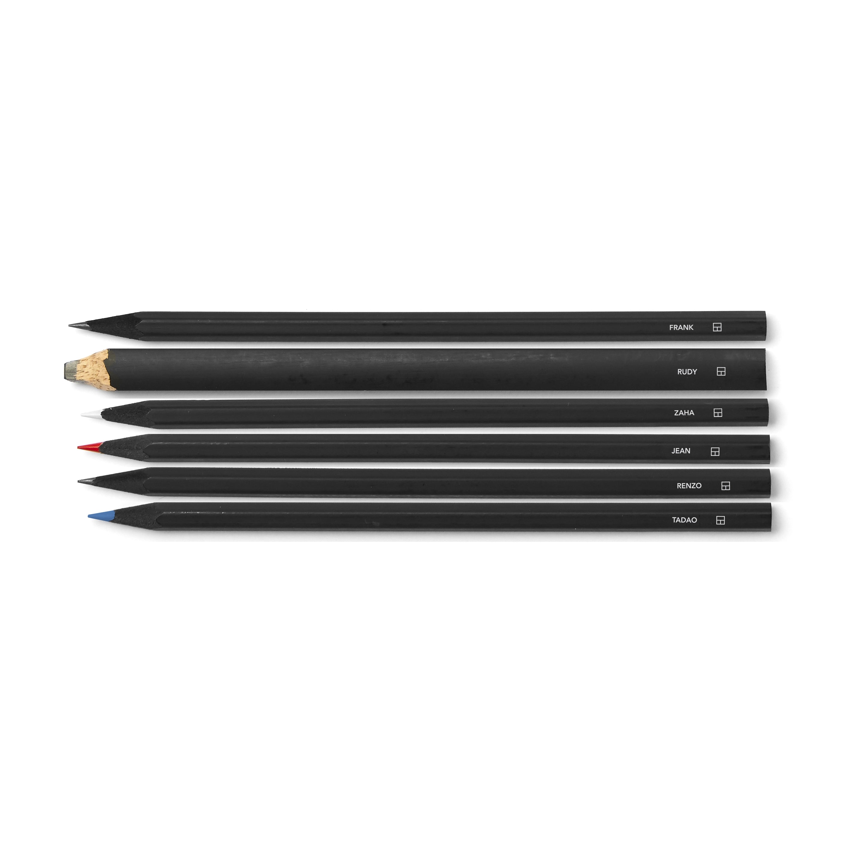 Pencil Set with Scaled Ruler